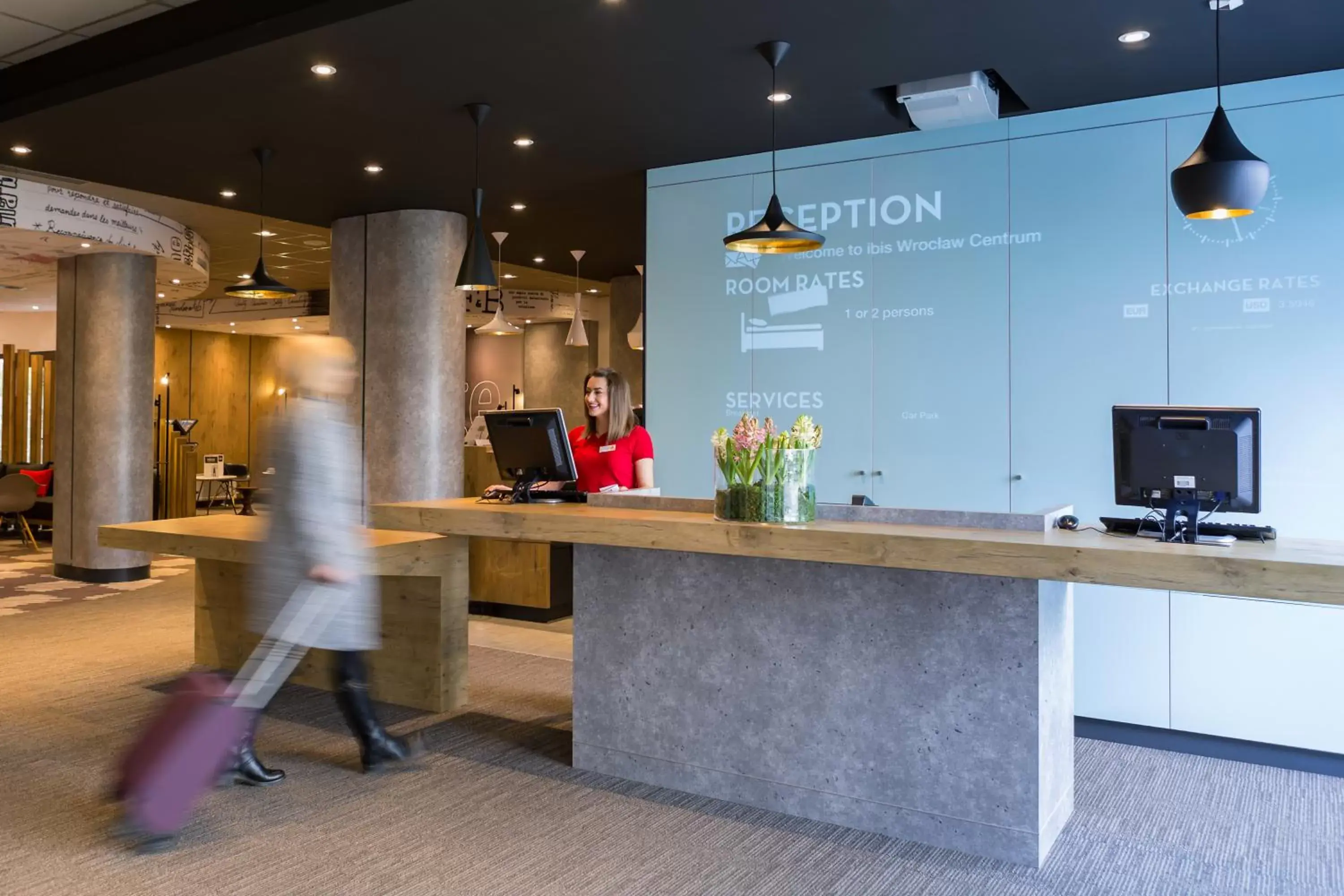 Lobby or reception in Ibis Wroclaw Centrum Lobby or reception in Ibis Wroclaw Centrum