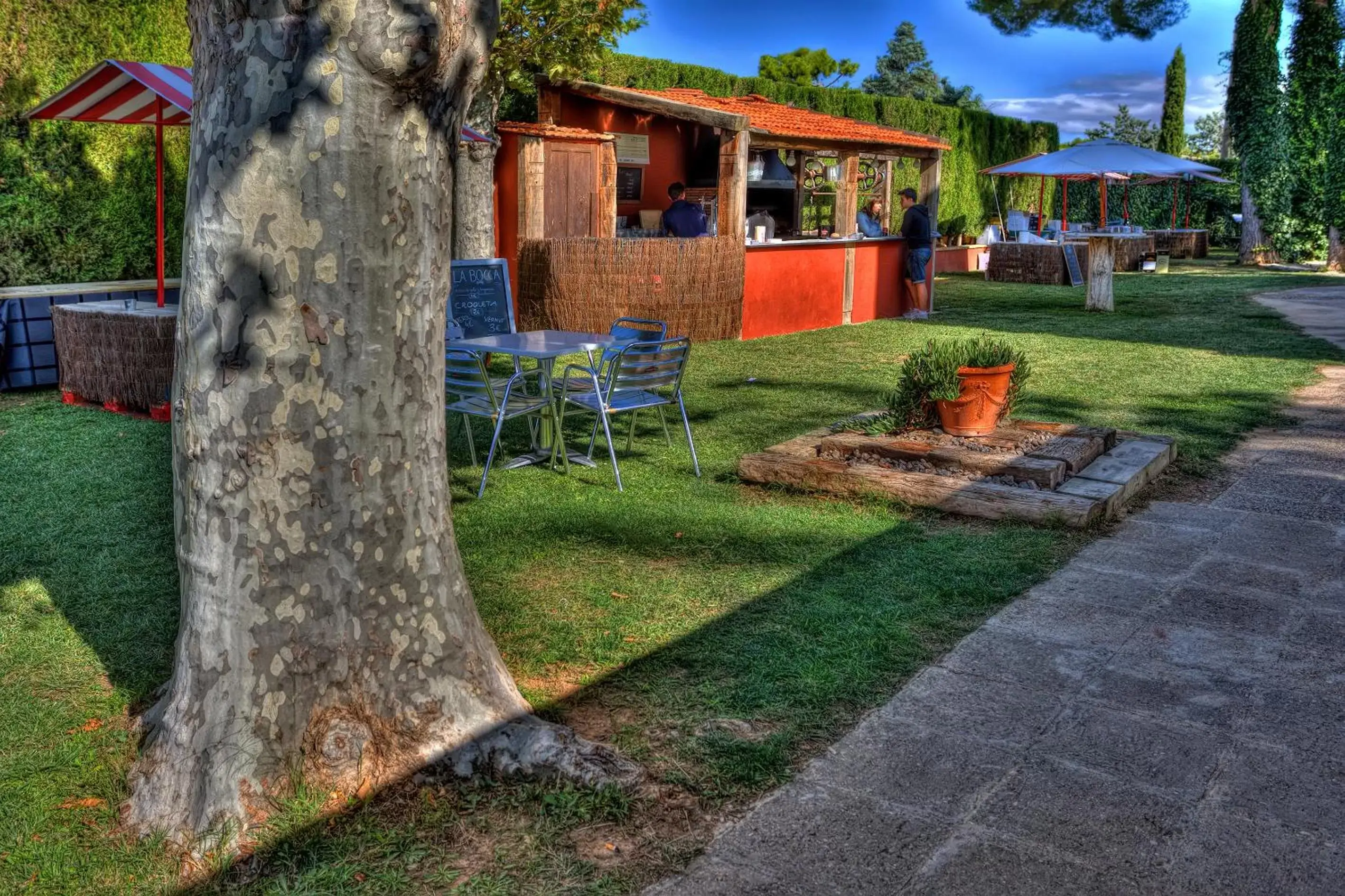 Restaurant/places to eat, Garden in Finca Almenara de Copau