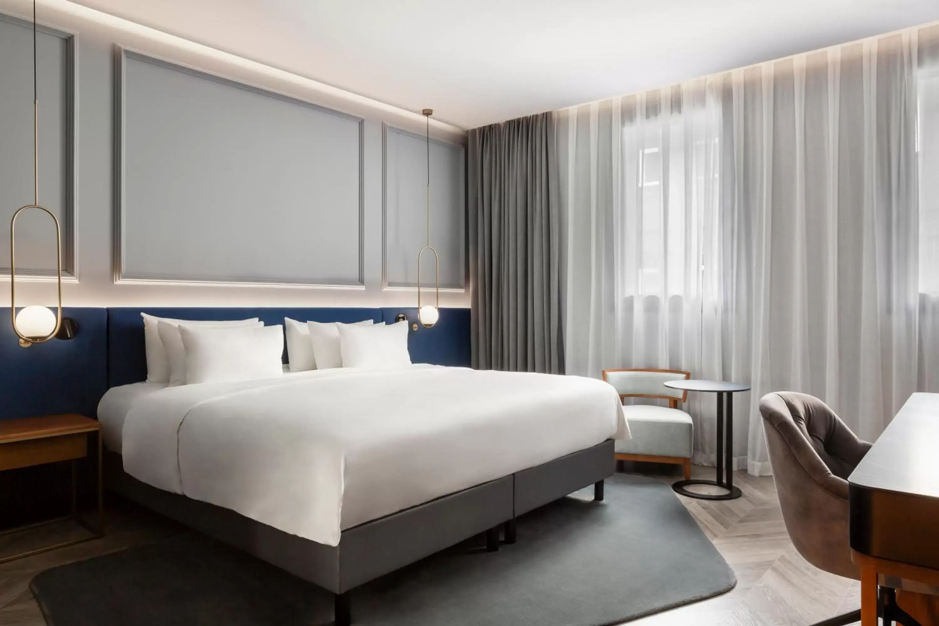 Bedroom, Bed in Radisson Collection Bilbao