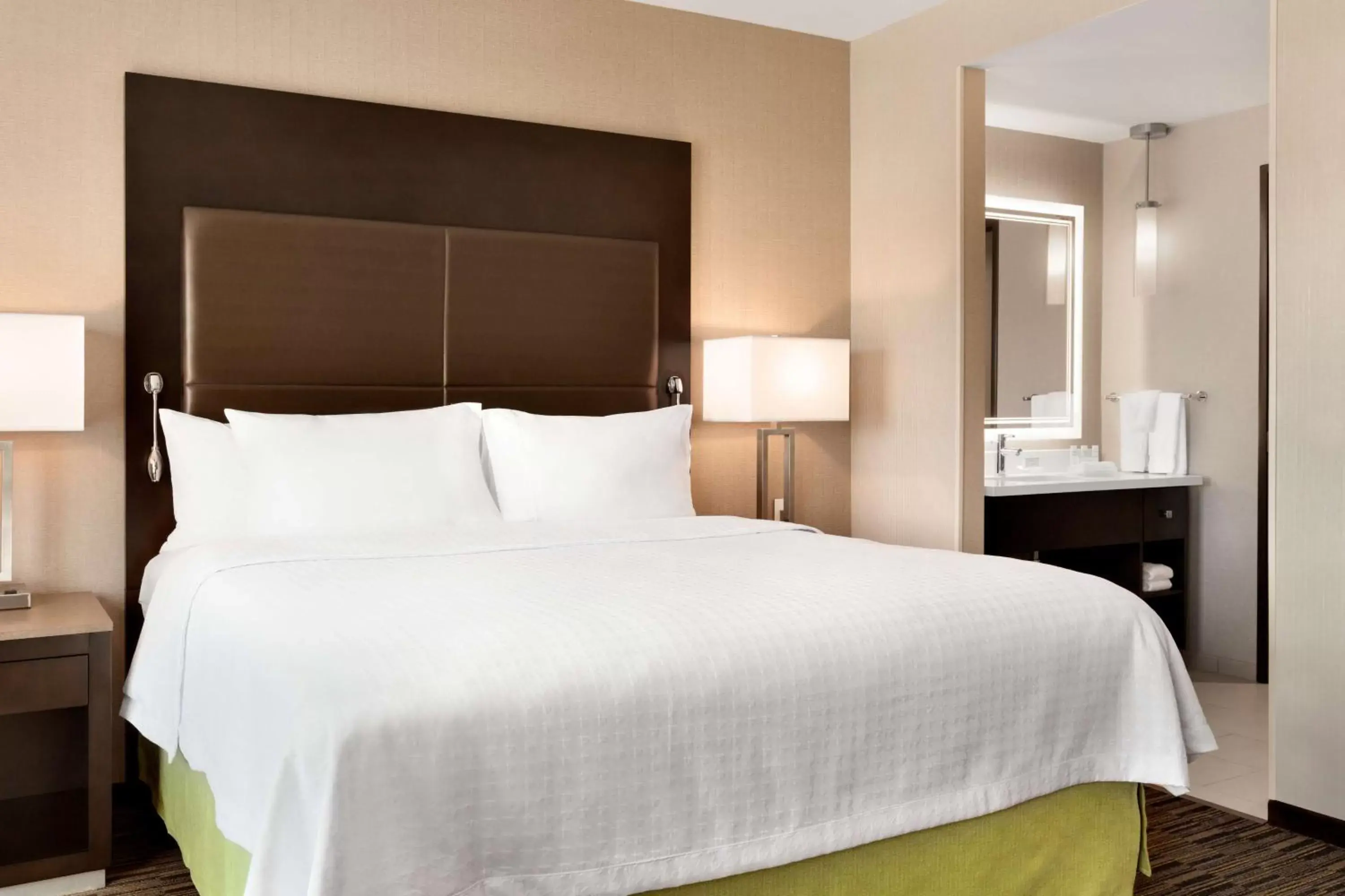 Bed in Homewood Suites By Hilton Irvine John Wayne Airport