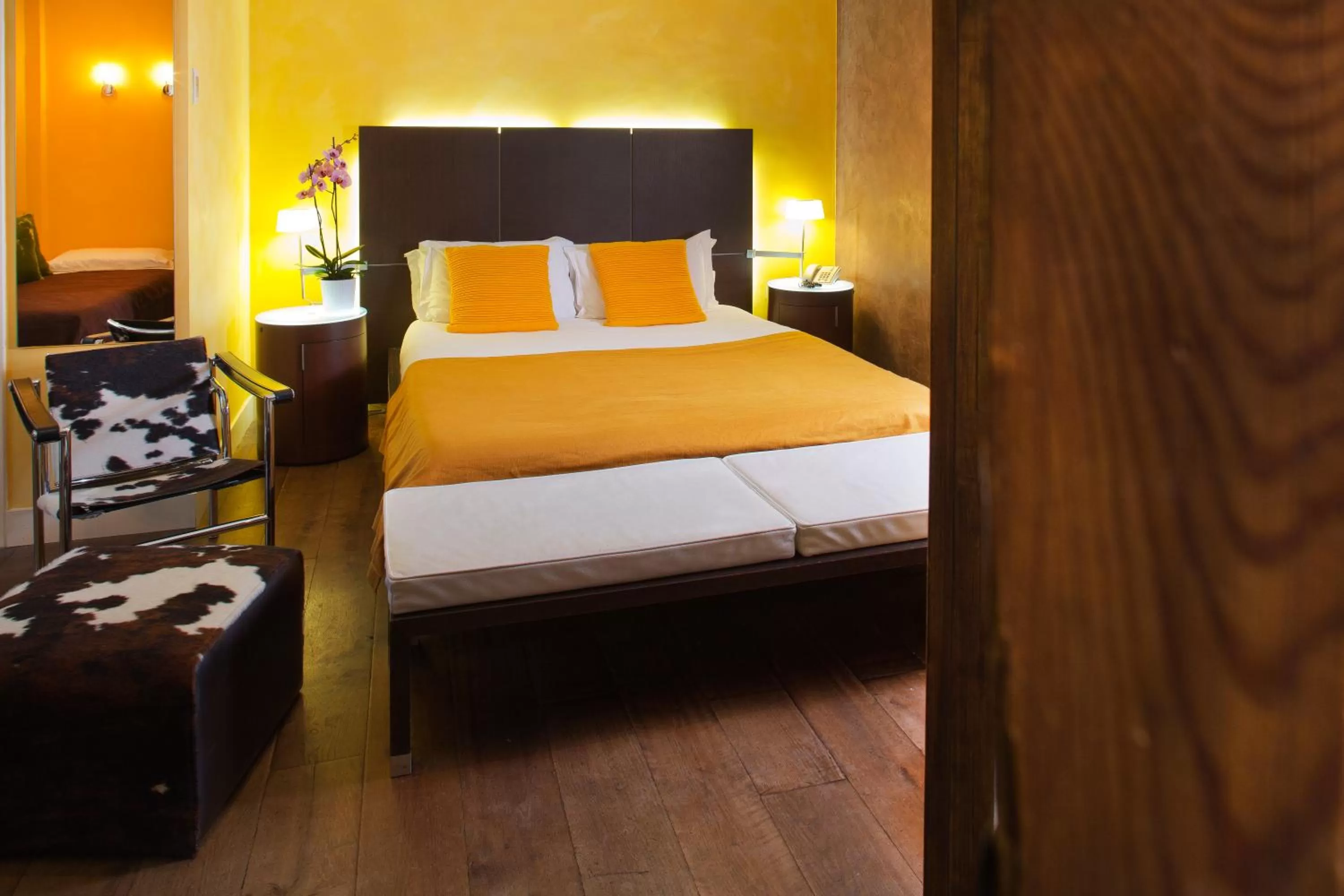 Bed in Hotel des Arceaux