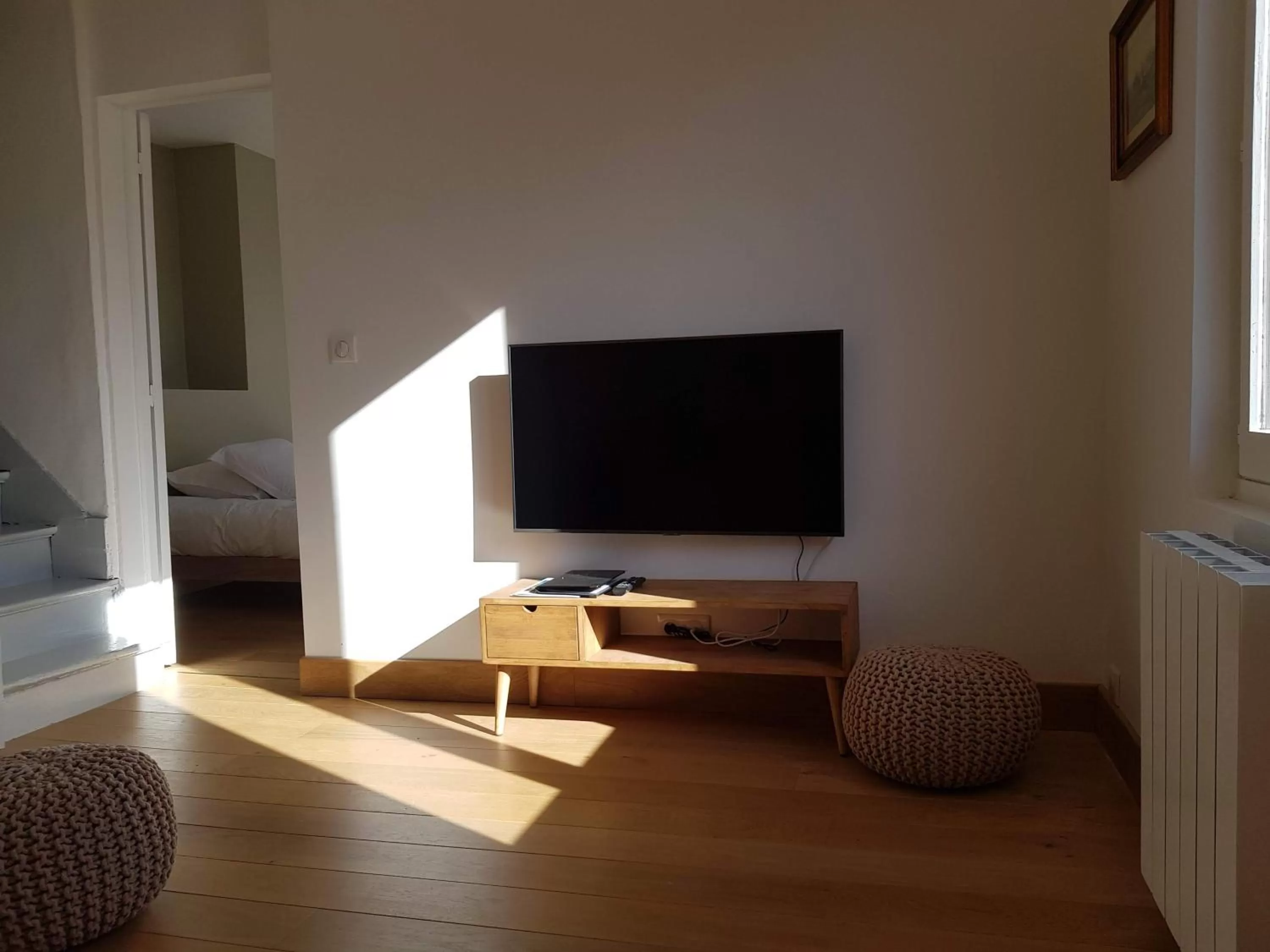 Living room, TV/Entertainment Center in Les Cabines