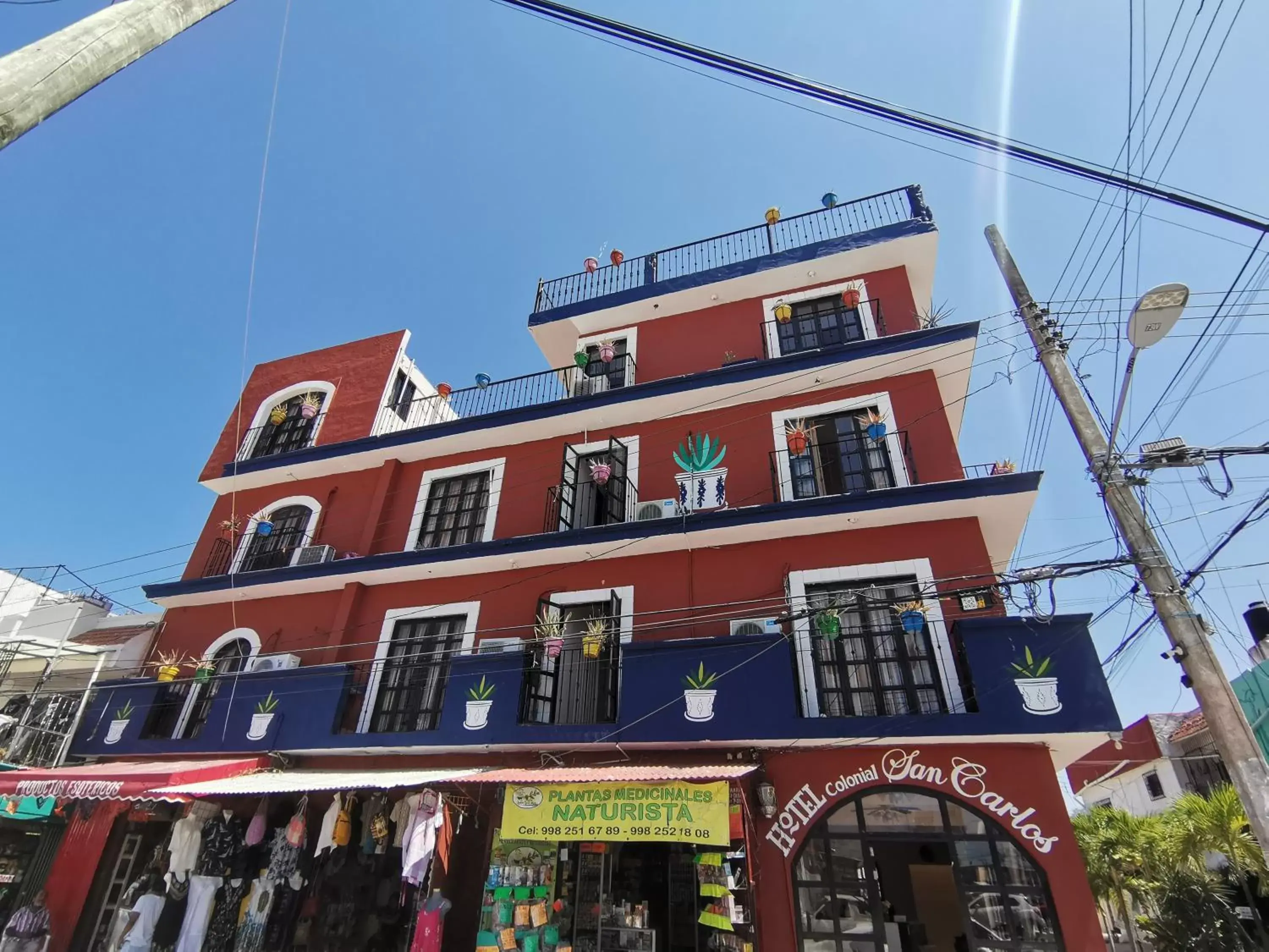 Property Building in Hotel Colonial San Carlos