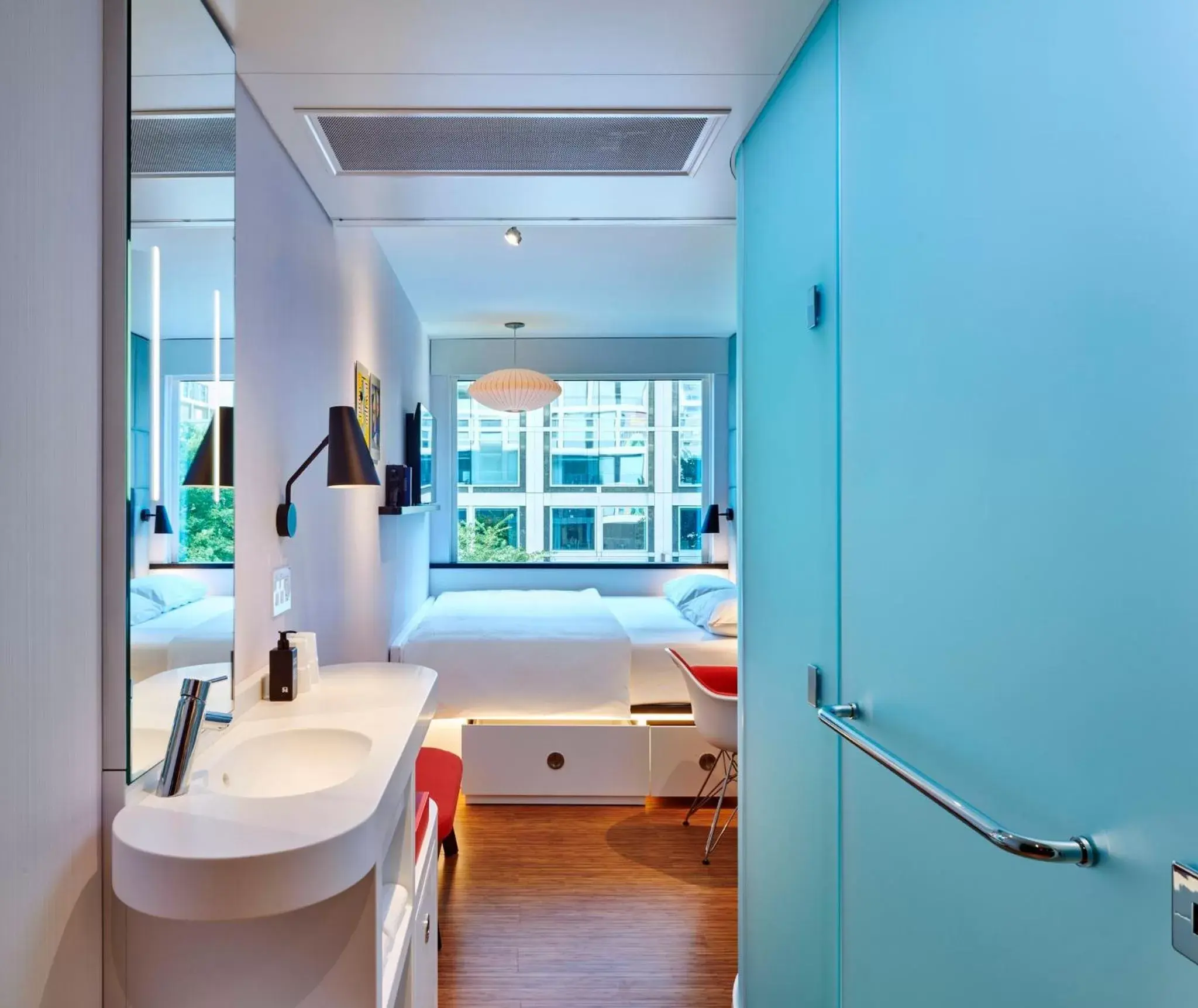 Photo of the whole room, Bathroom in citizenM Washington DC NoMa