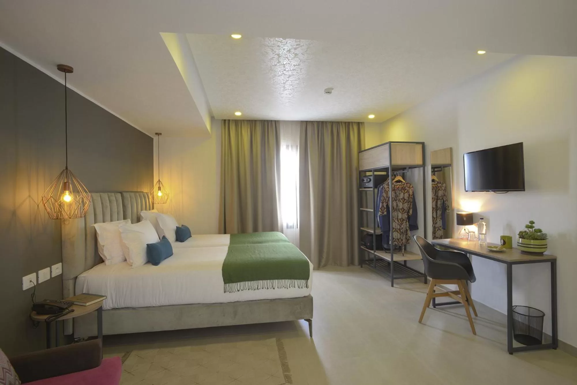 Photo of the whole room, Bed in MAIA HOTEL SUITES