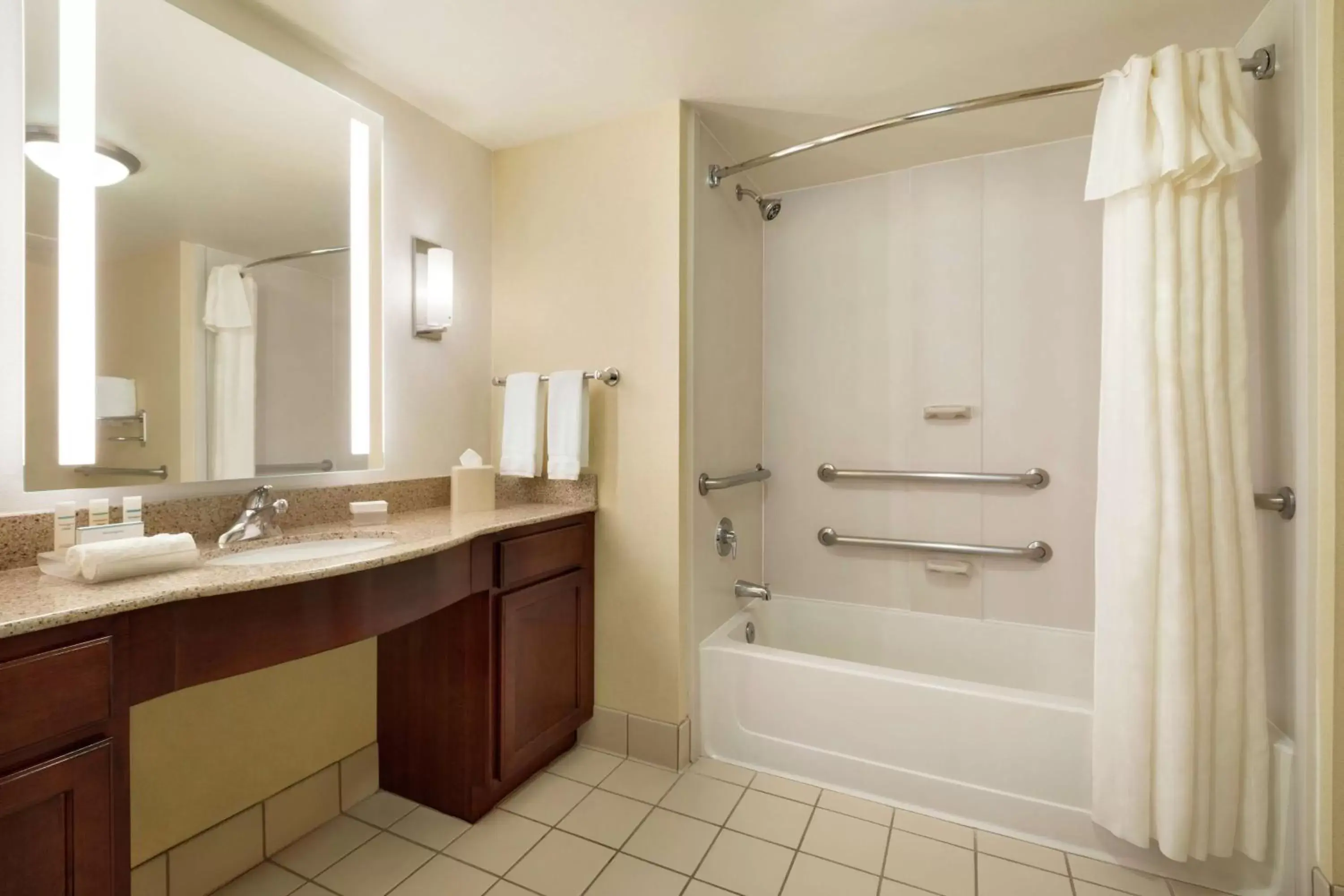 Bathroom in Homewood Suites by Hilton Dulles-North Loudoun