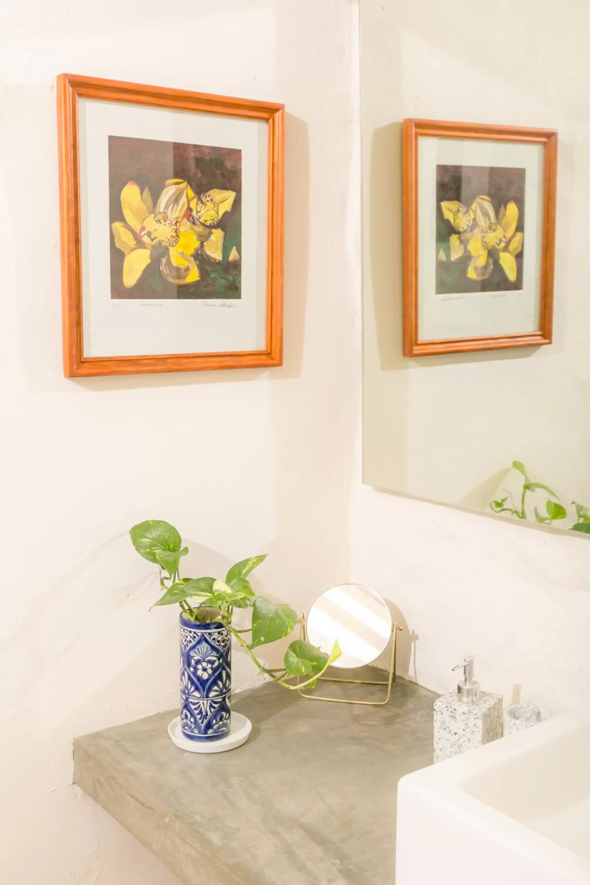 Decorative detail, Seating Area in Orchid House San Miguel de Allende