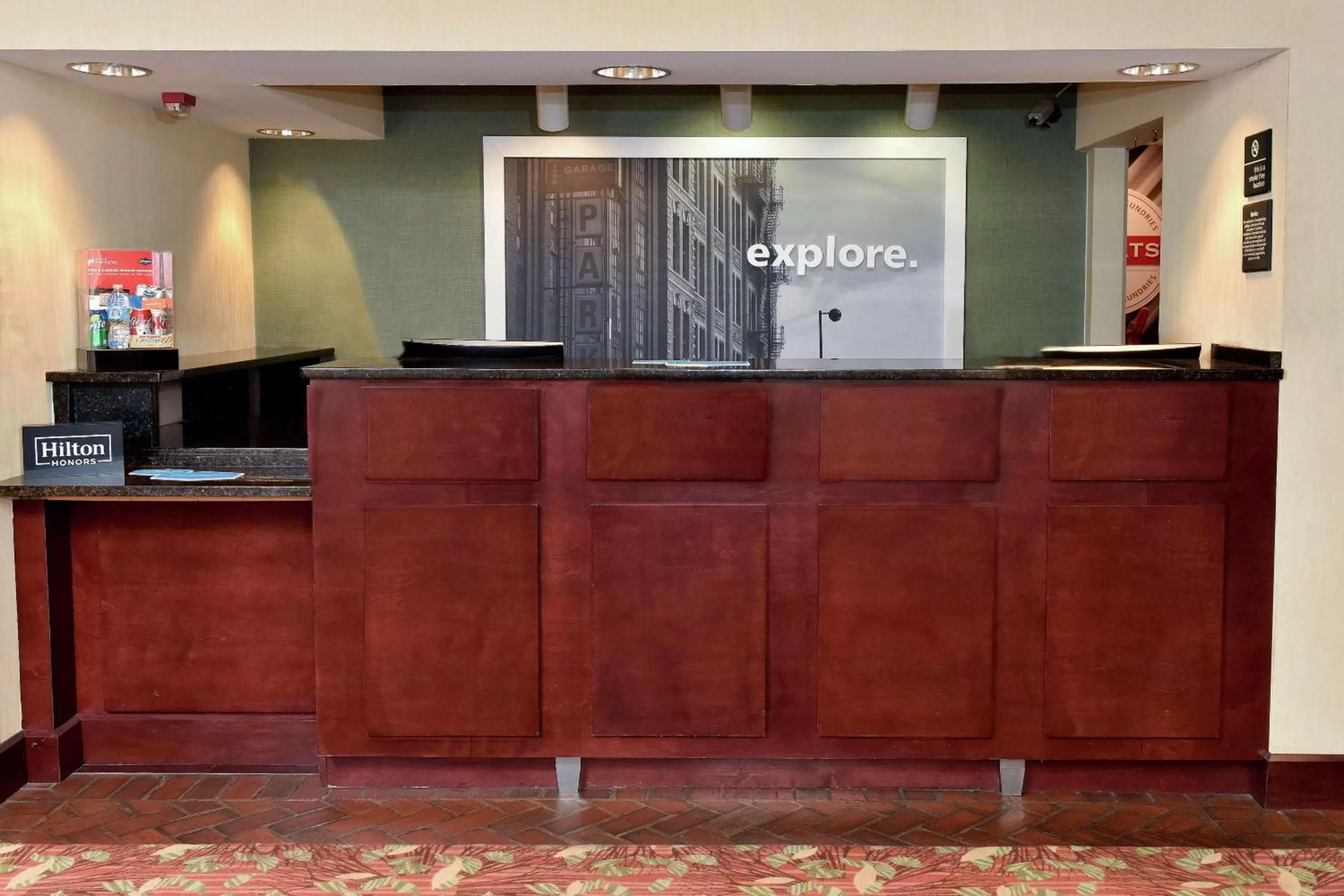Lobby or reception in Hampton Inn Ruston