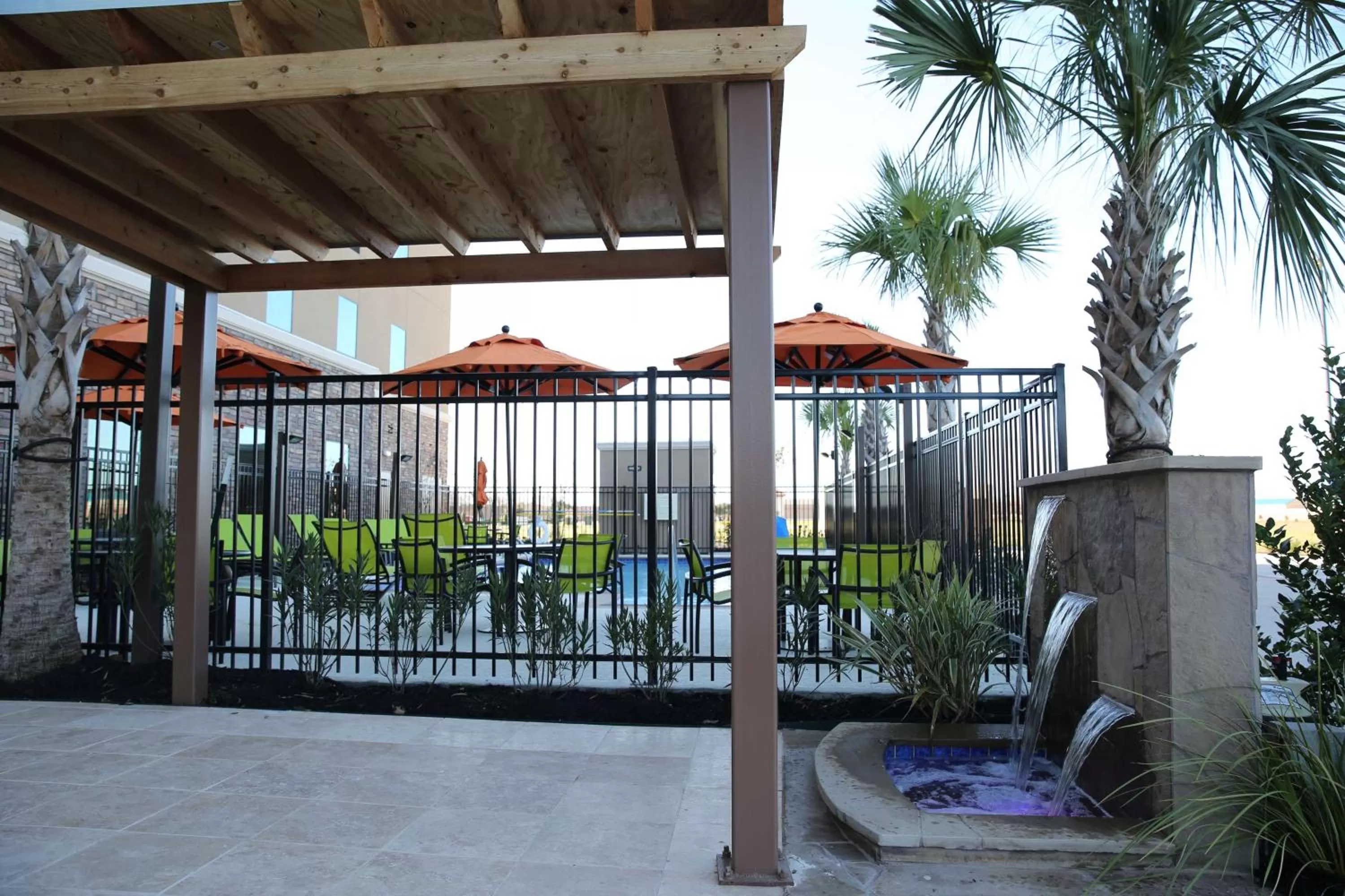 Patio in Hampton Inn and Suites Missouri City