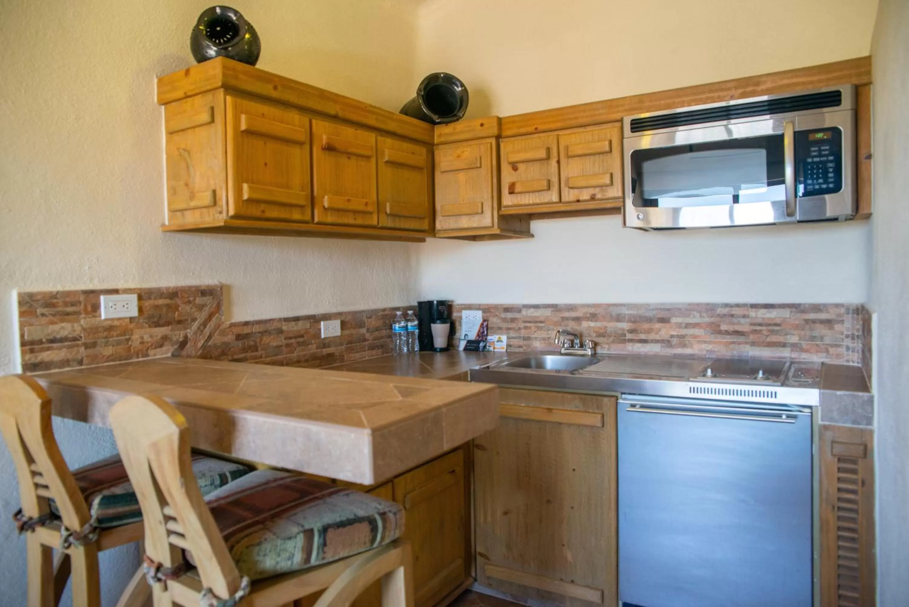 kitchen in Cabo Vista Hotel Adults Only