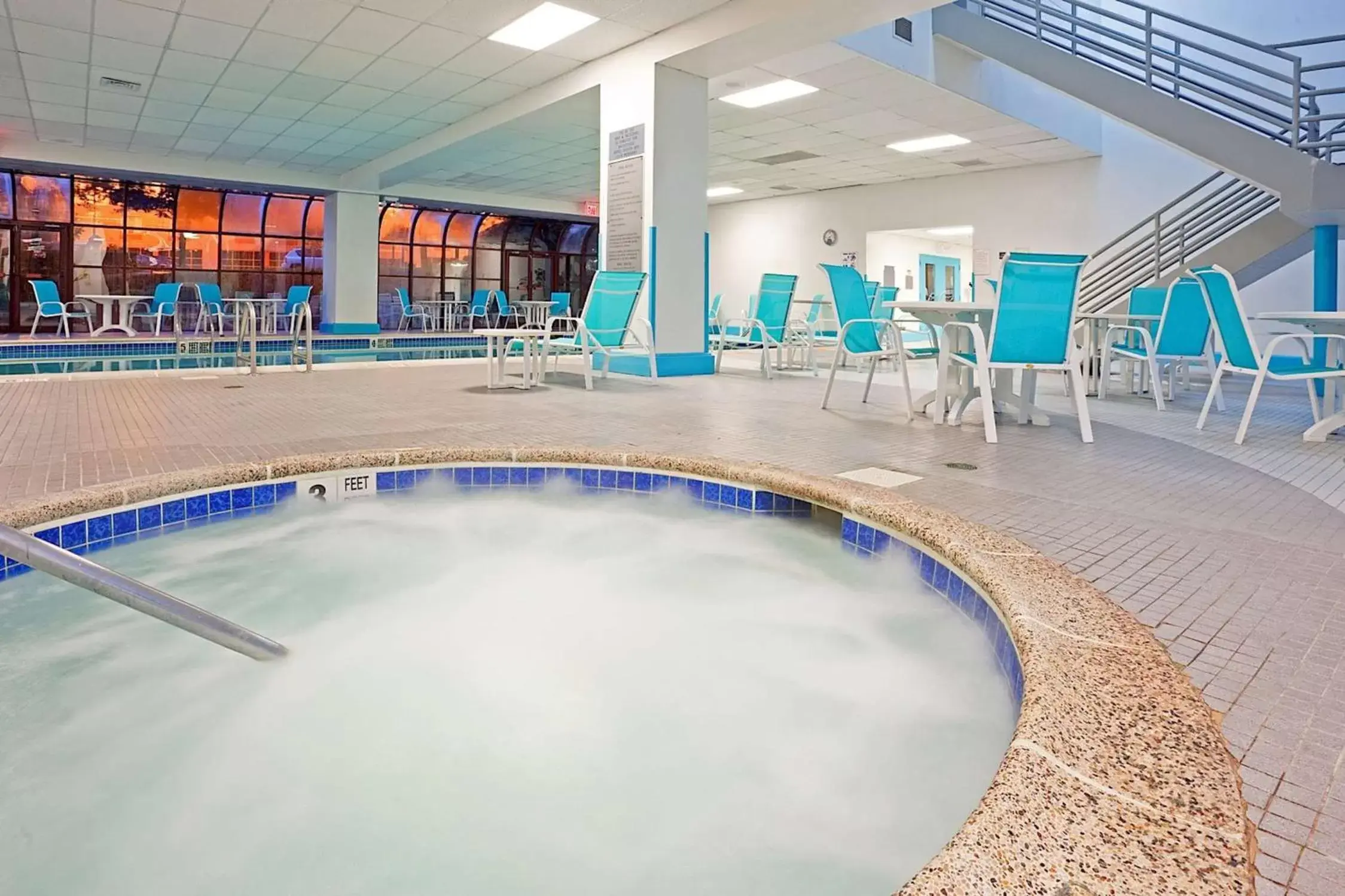 Pool view, Swimming Pool in Hampton Inn New York - LaGuardia Airport