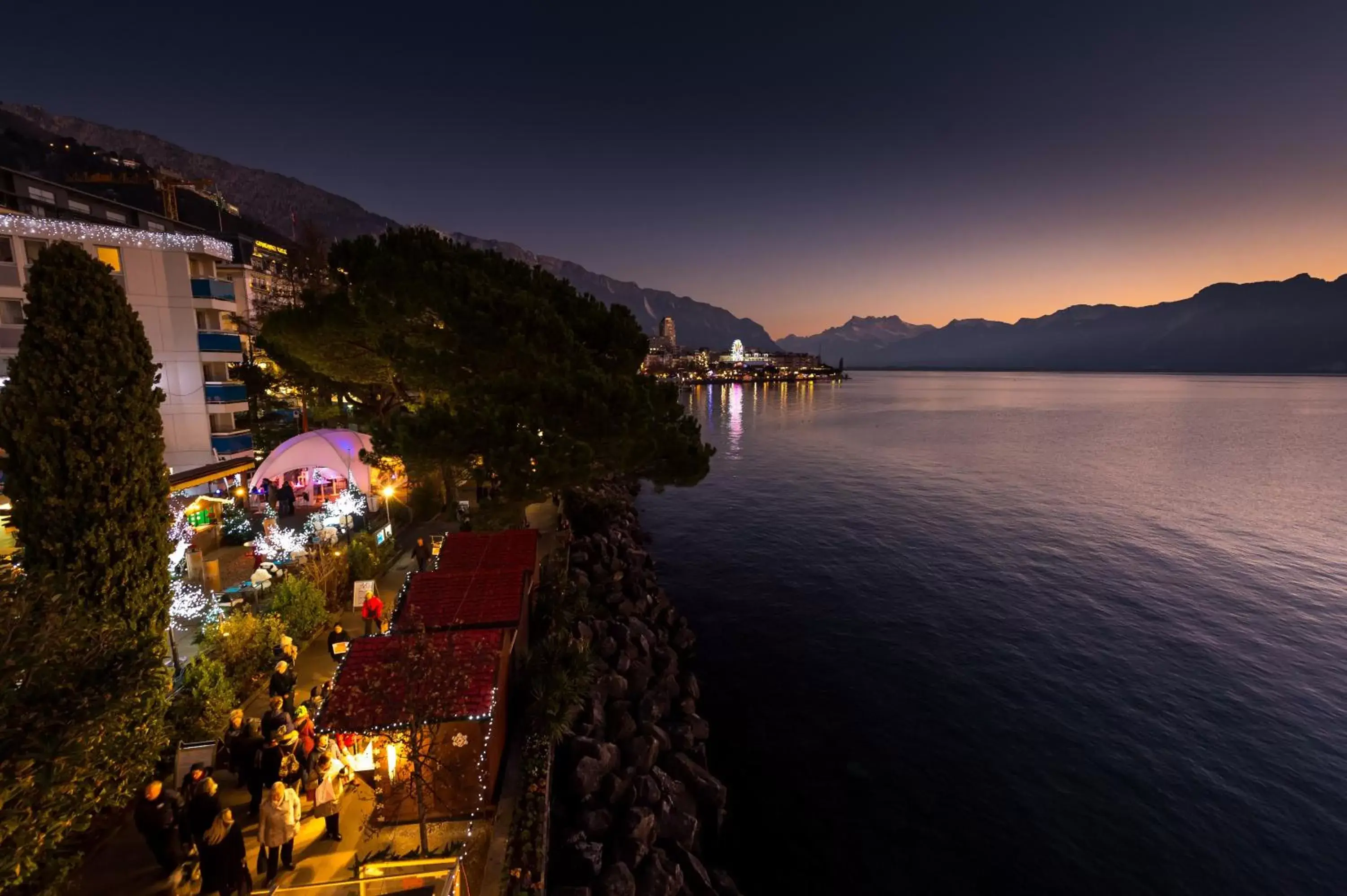 Lake view in Eurotel Montreux