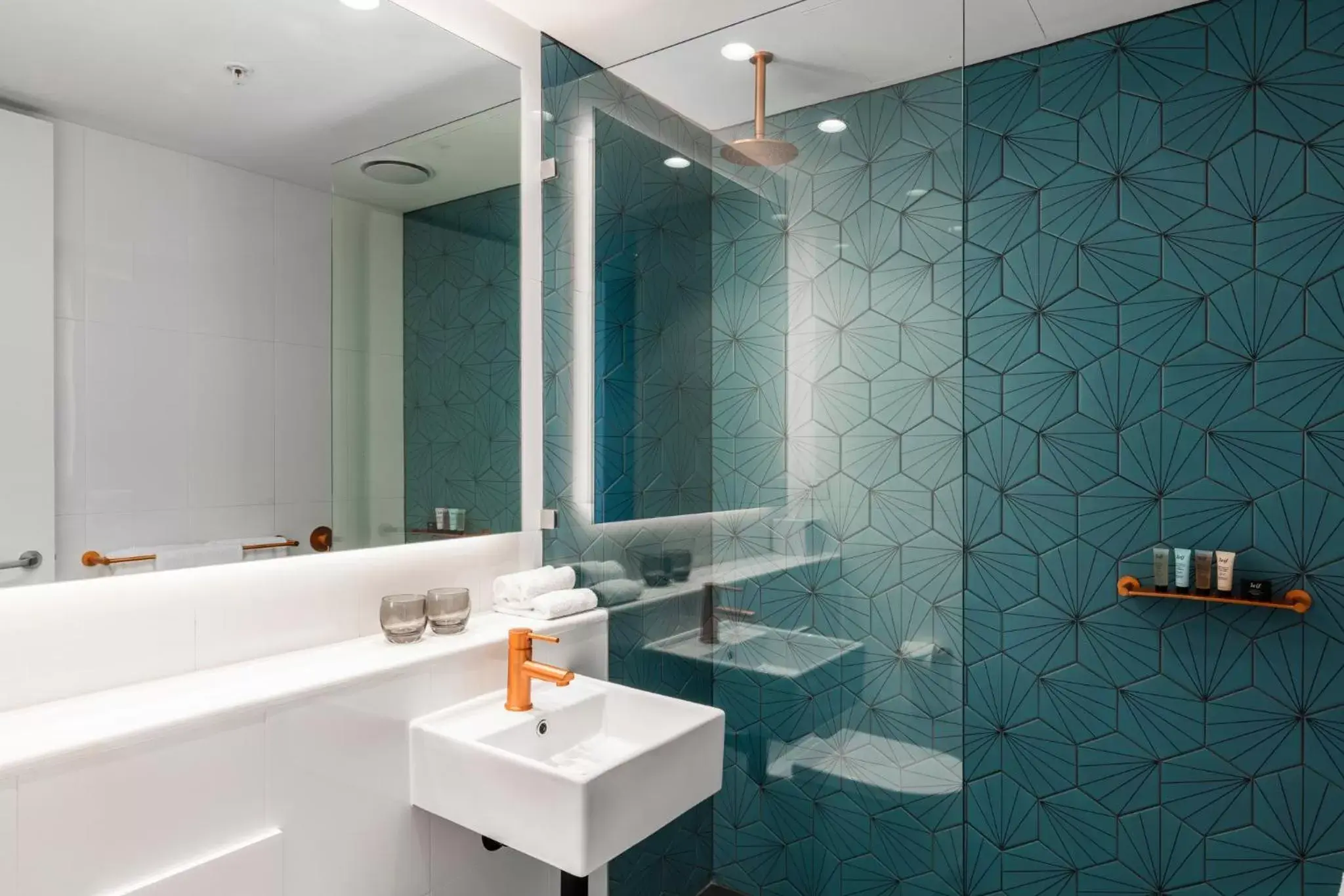 Bathroom in Citadines Connect Sydney Airport