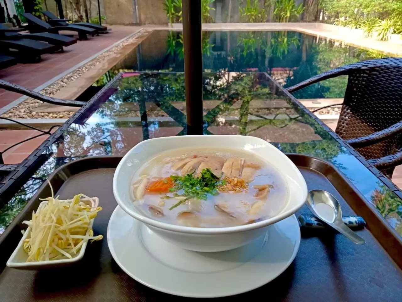 Breakfast in Angkor Tiger Resort