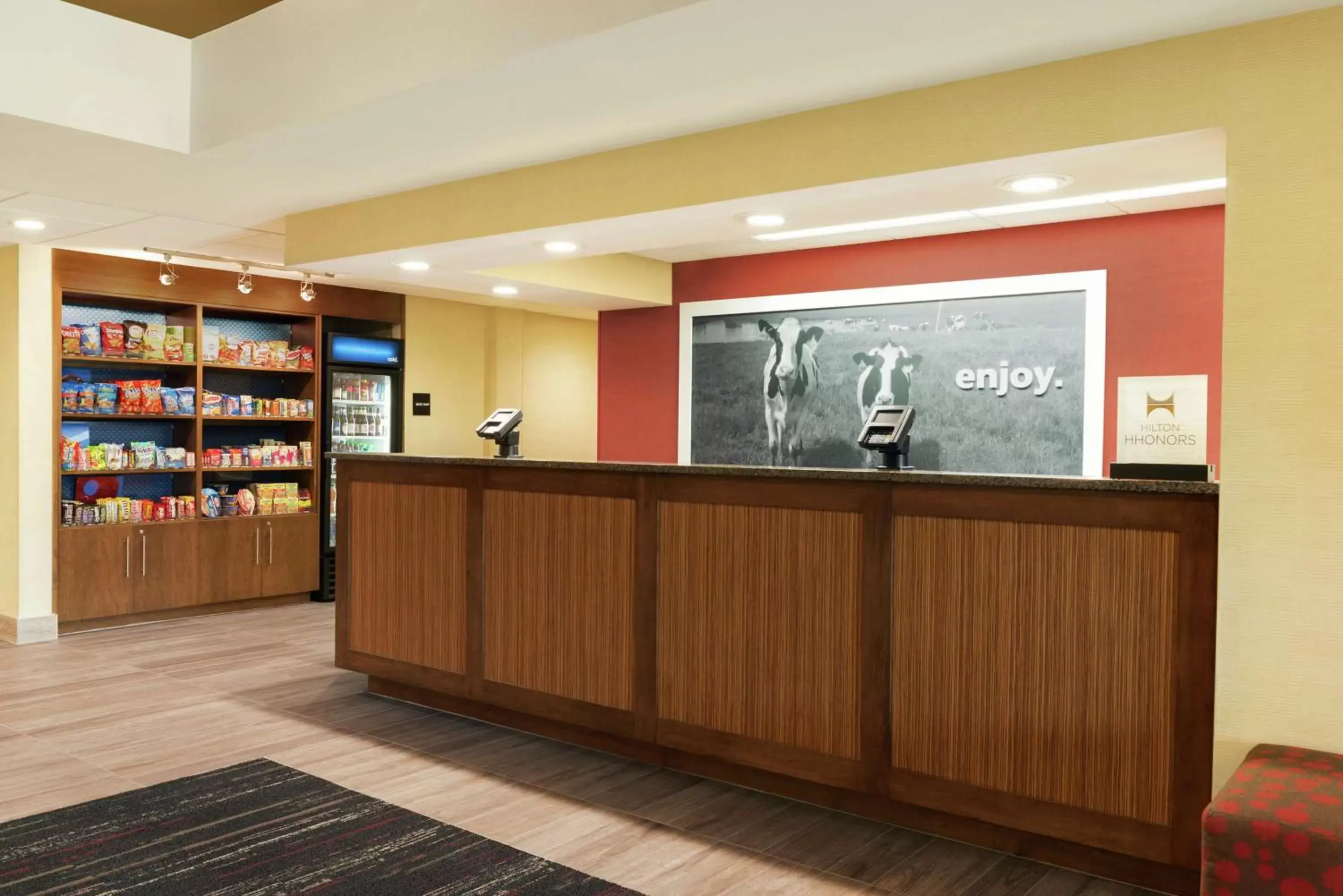 Lobby or reception in Hampton Inn West Des Moines Lake Drive Lobby or reception in Hampton Inn West Des Moines Lake Drive