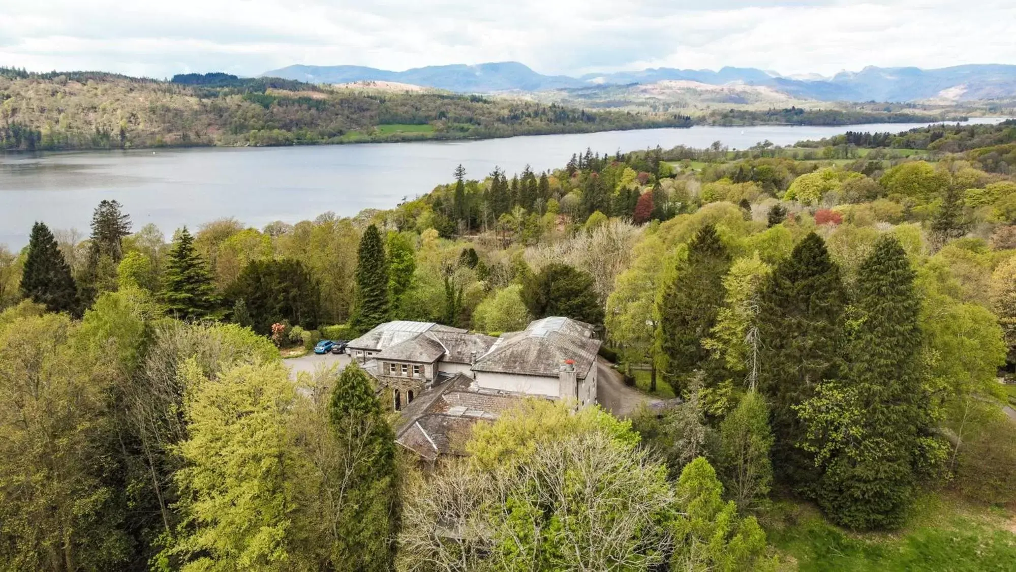 Bird's eye view in Windermere Manor Hotel