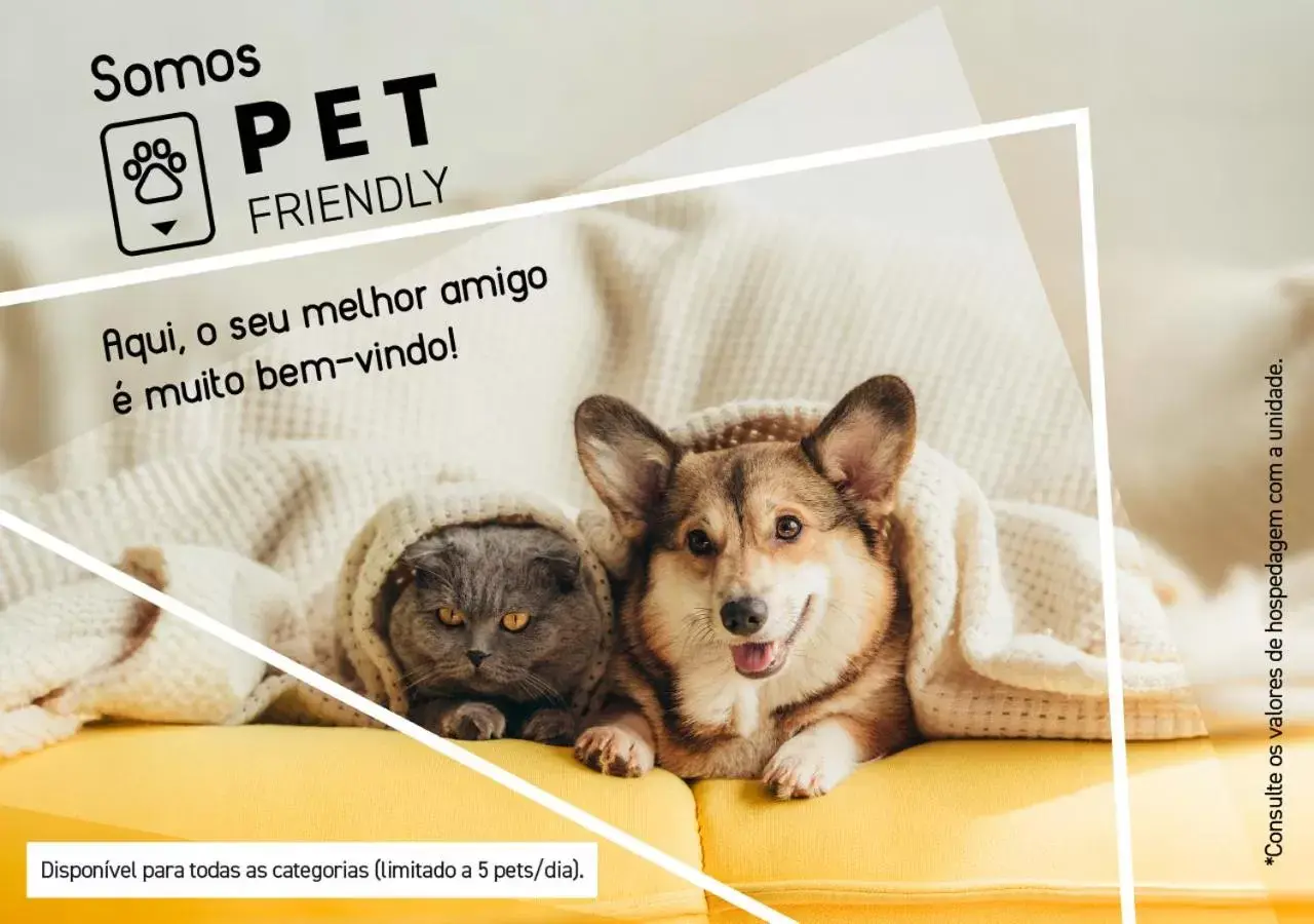 Pets in Slim Cuiabá Aeroporto by Slaviero Hotéis