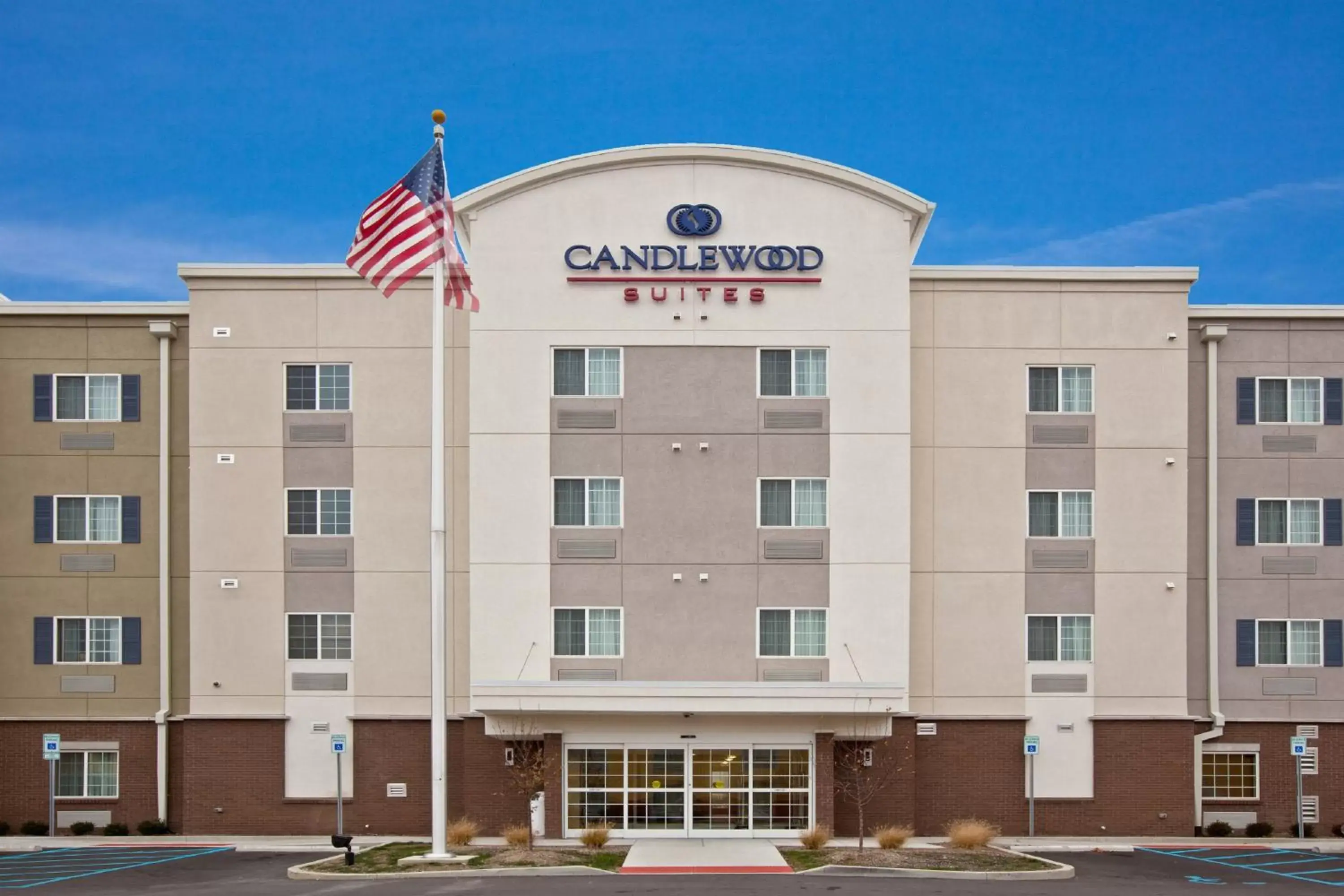 Property Building in Candlewood Suites Indianapolis East, an IHG Hotel