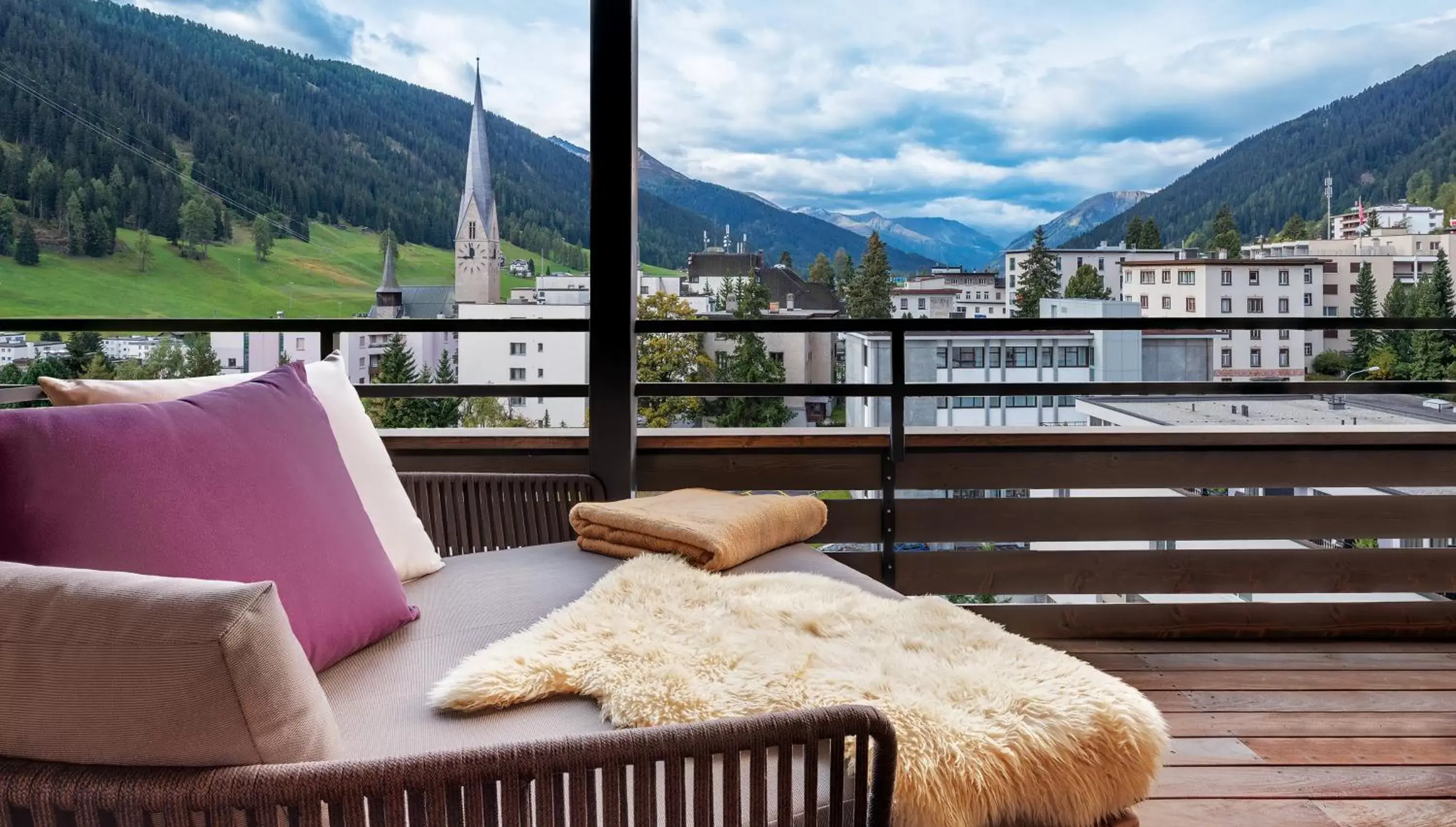 Day, Balcony/Terrace in Morosani Schweizerhof