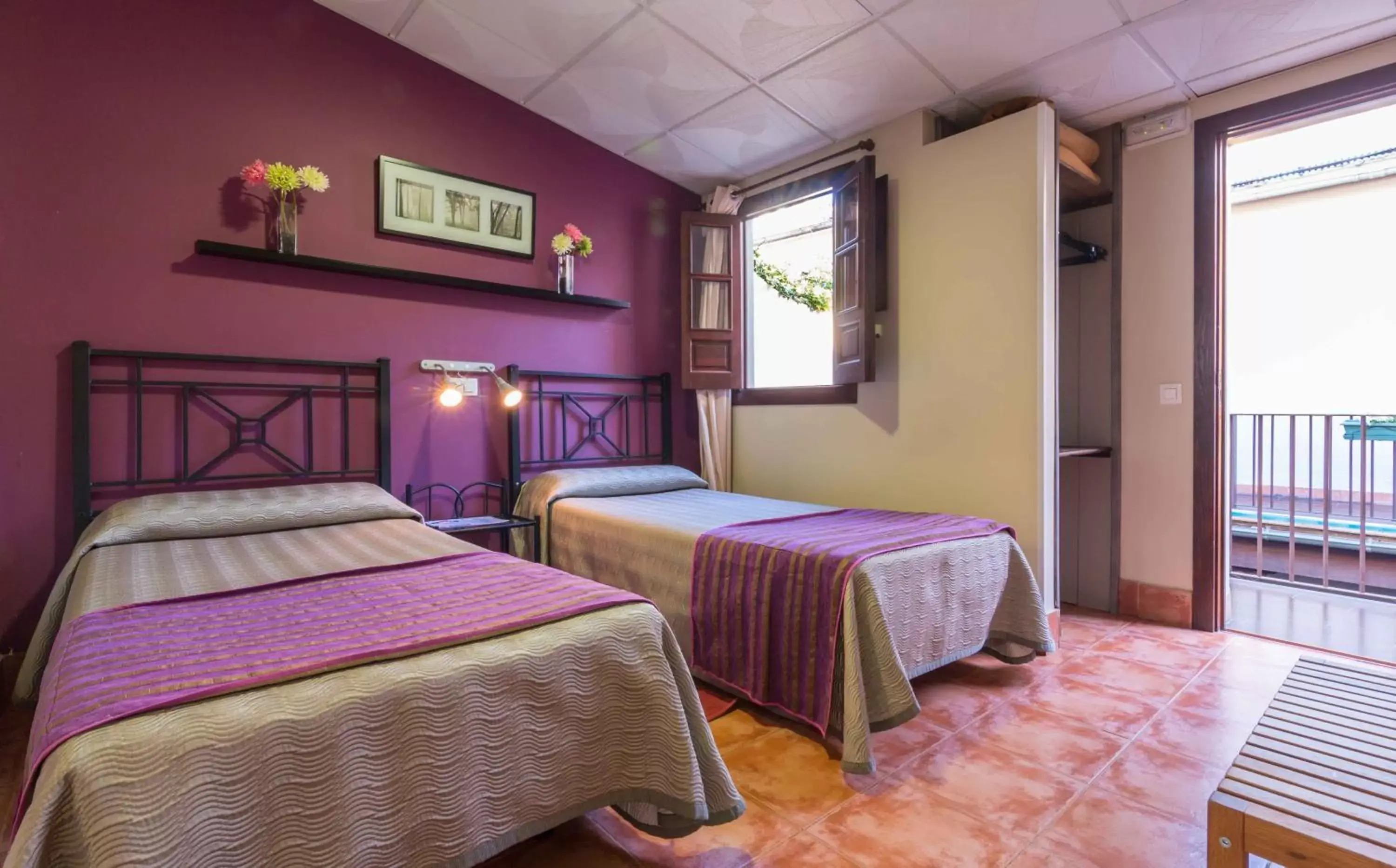 Bed in Hotel Patio de las Cruces