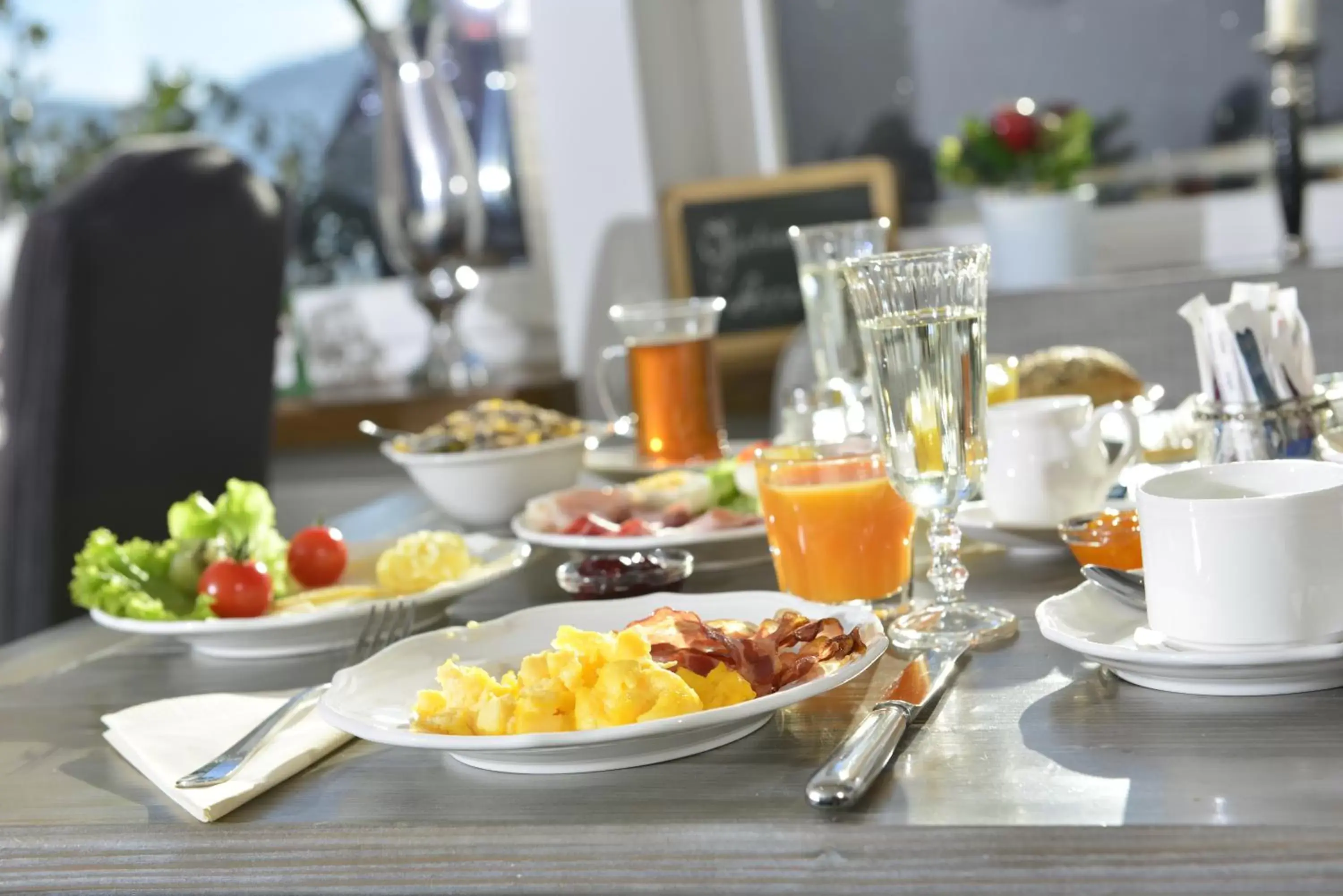 Continental breakfast in Hotel Alte Schule