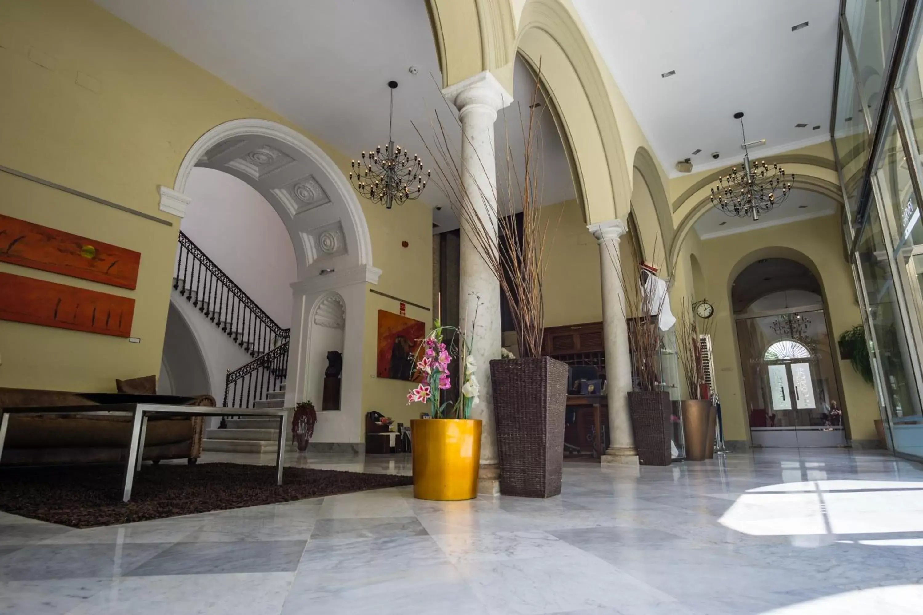On site, Lobby/Reception in Hotel Palacio Garvey