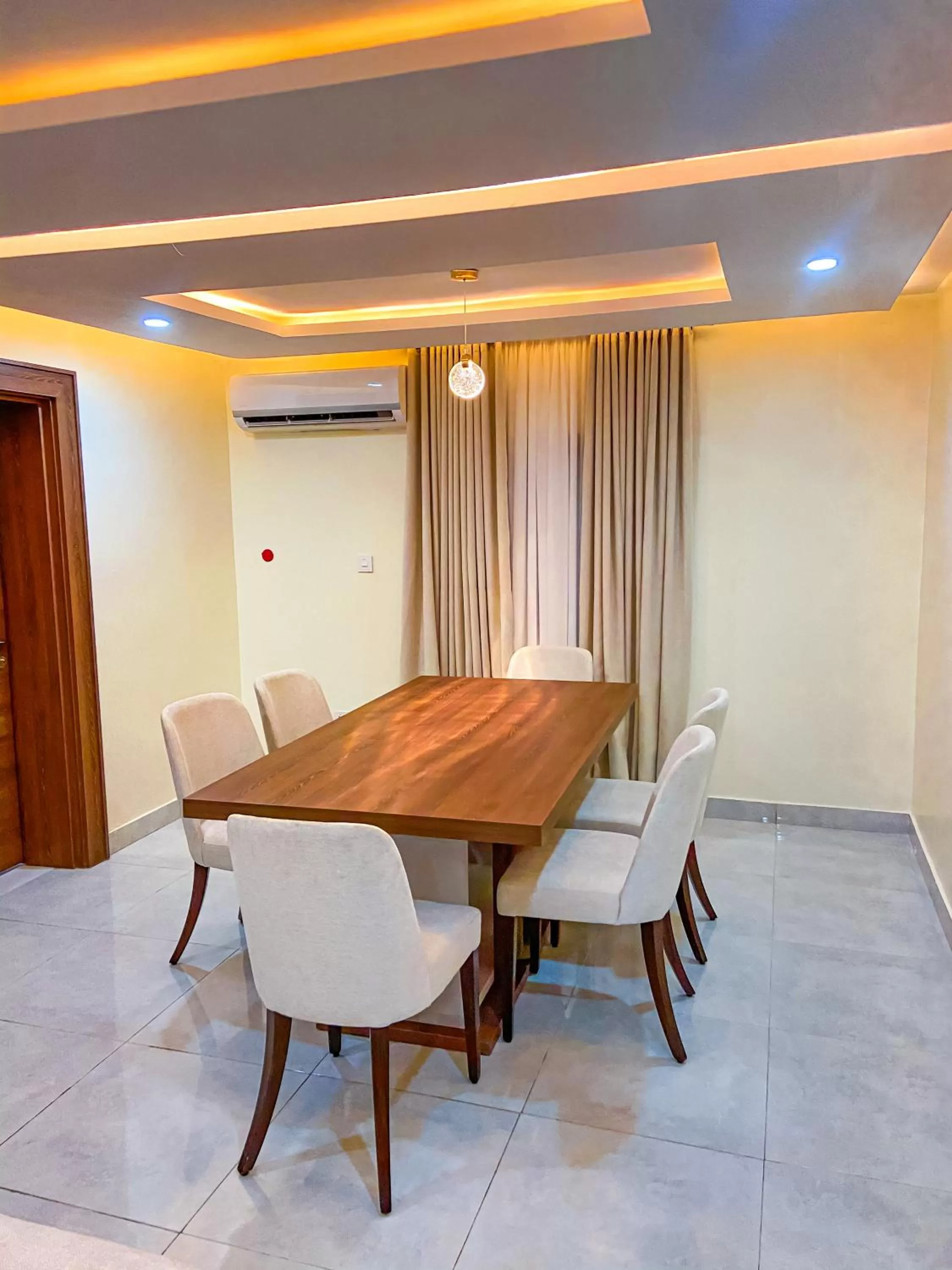 Dining Area in Plush Hotel,Abuja