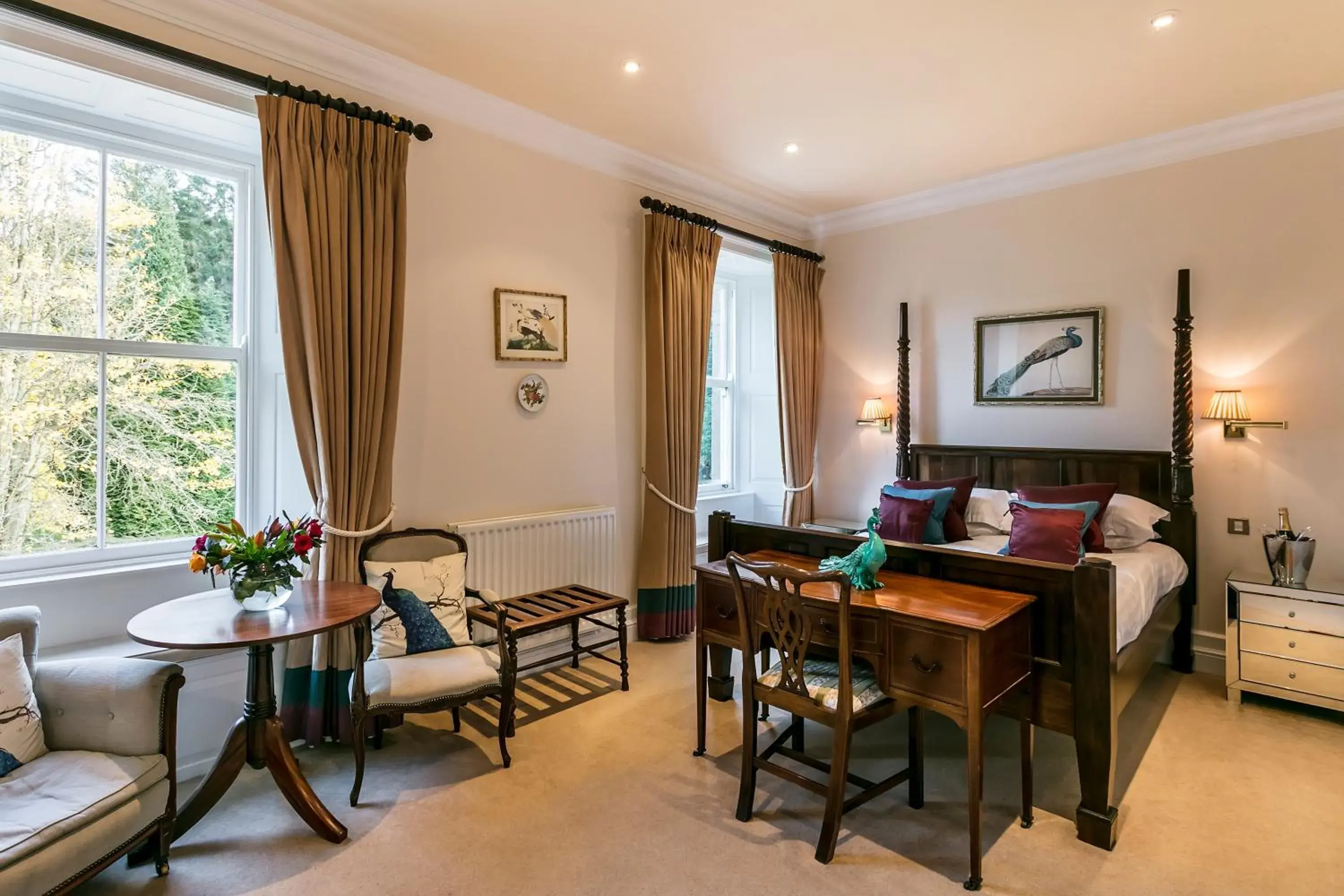 Bedroom, Seating Area in Eshott Hall