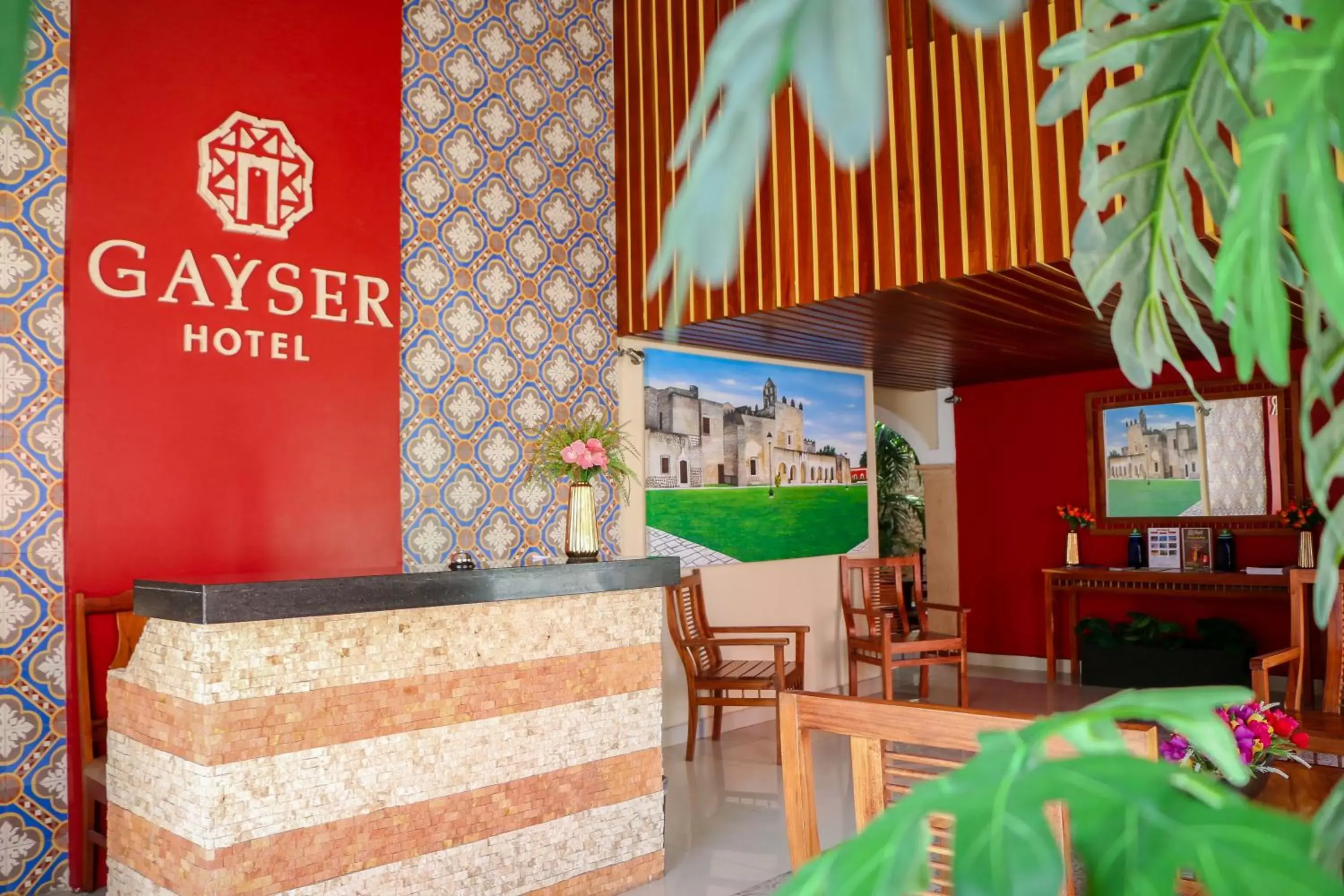 Lobby or reception in Hotel Gayser
