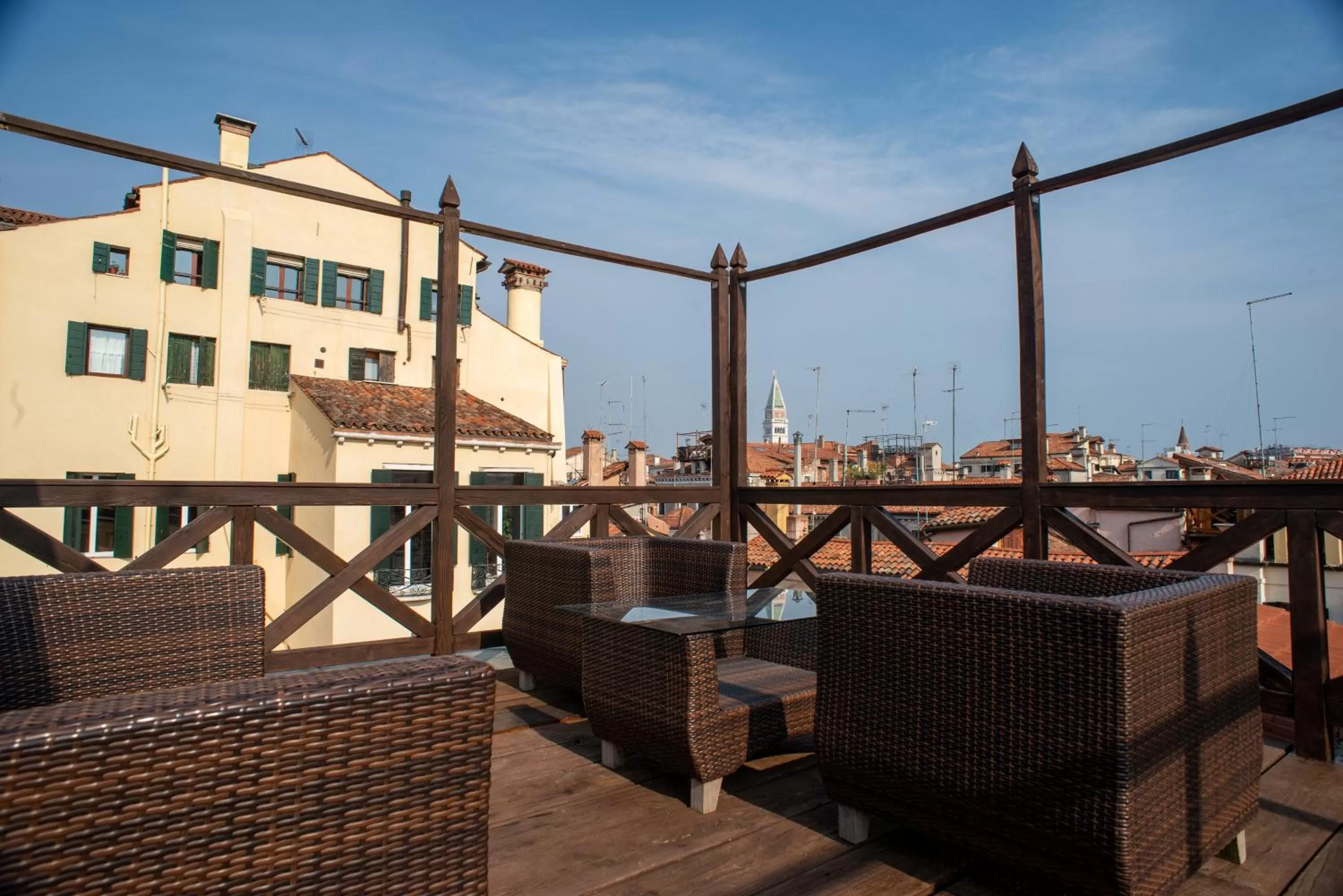 Balcony/Terrace in Palazzina Fortuny