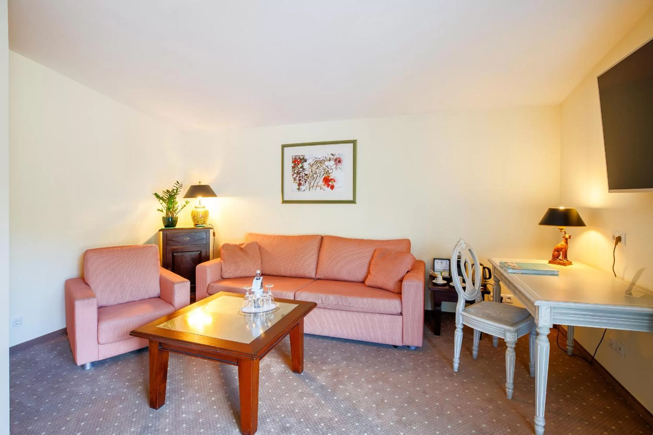 Living room in Kurhaus am Inselsee