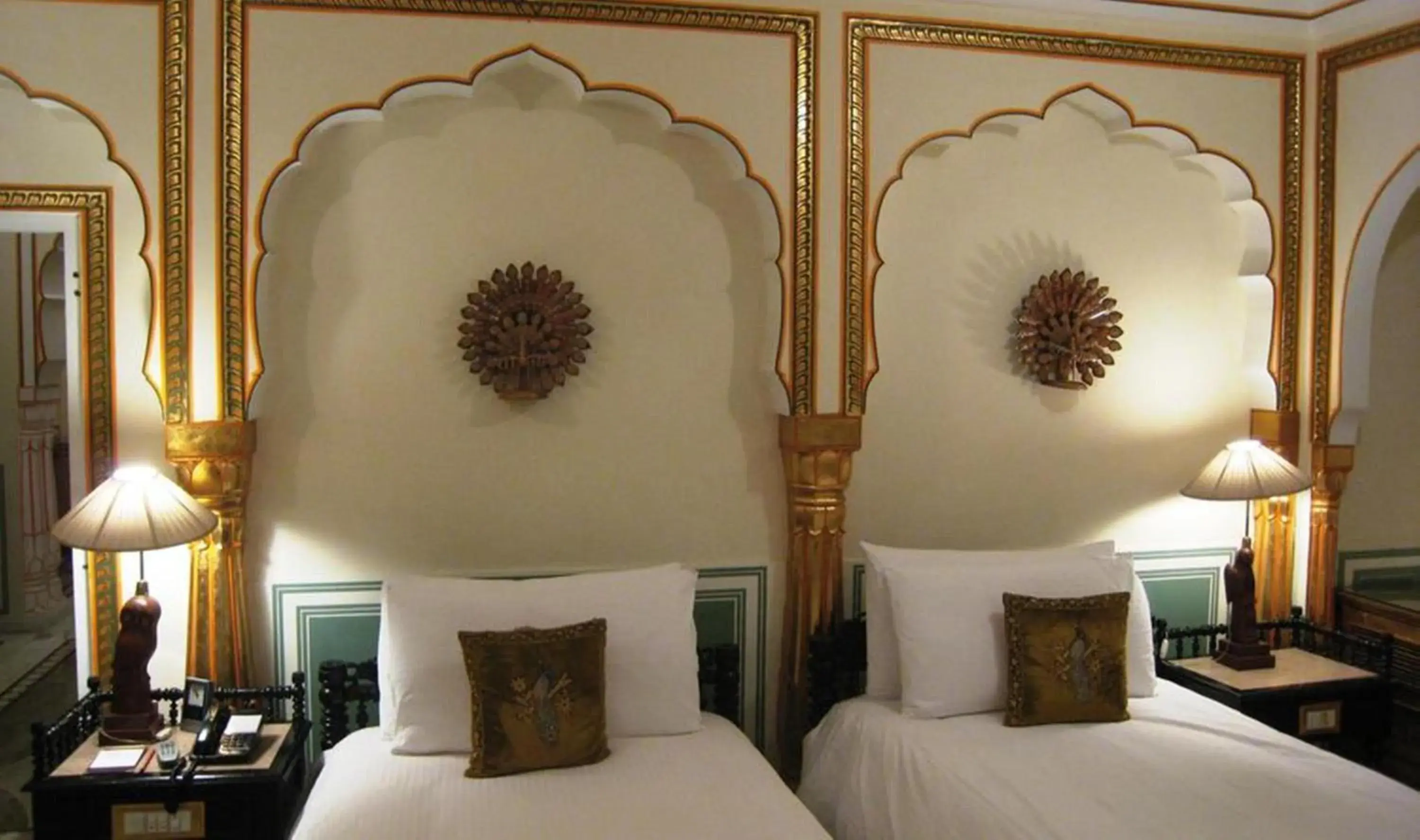 Bed in The Raj Palace (Small Luxury Hotels of the World)