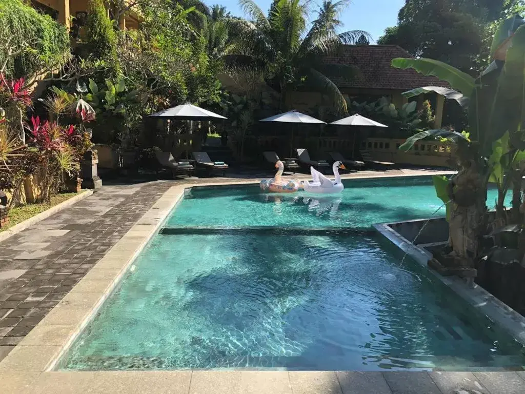 Pool view, Swimming Pool in Sri Aksata Ubud Resort by Adyatma Hospitality