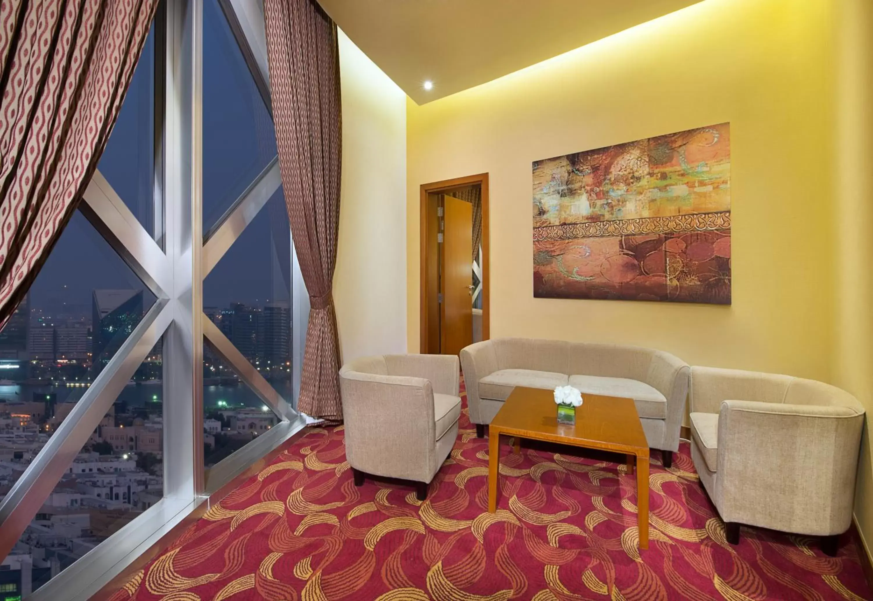 Living room, Seating Area in City Seasons Towers Hotel Bur Dubai