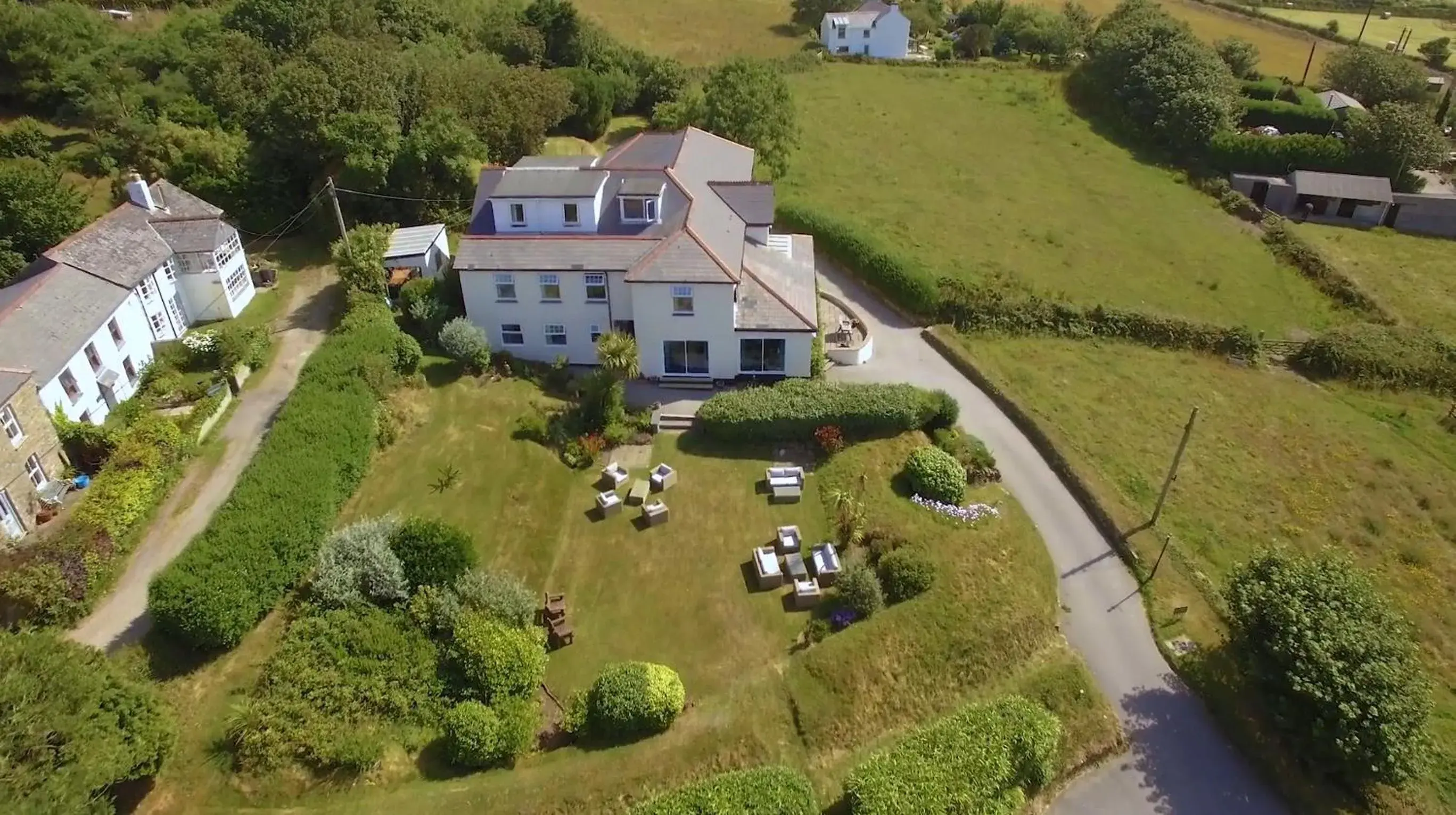 Bird's eye view, Bird's-eye View in Beacon Country House Hotel & Luxury Shepherd Huts