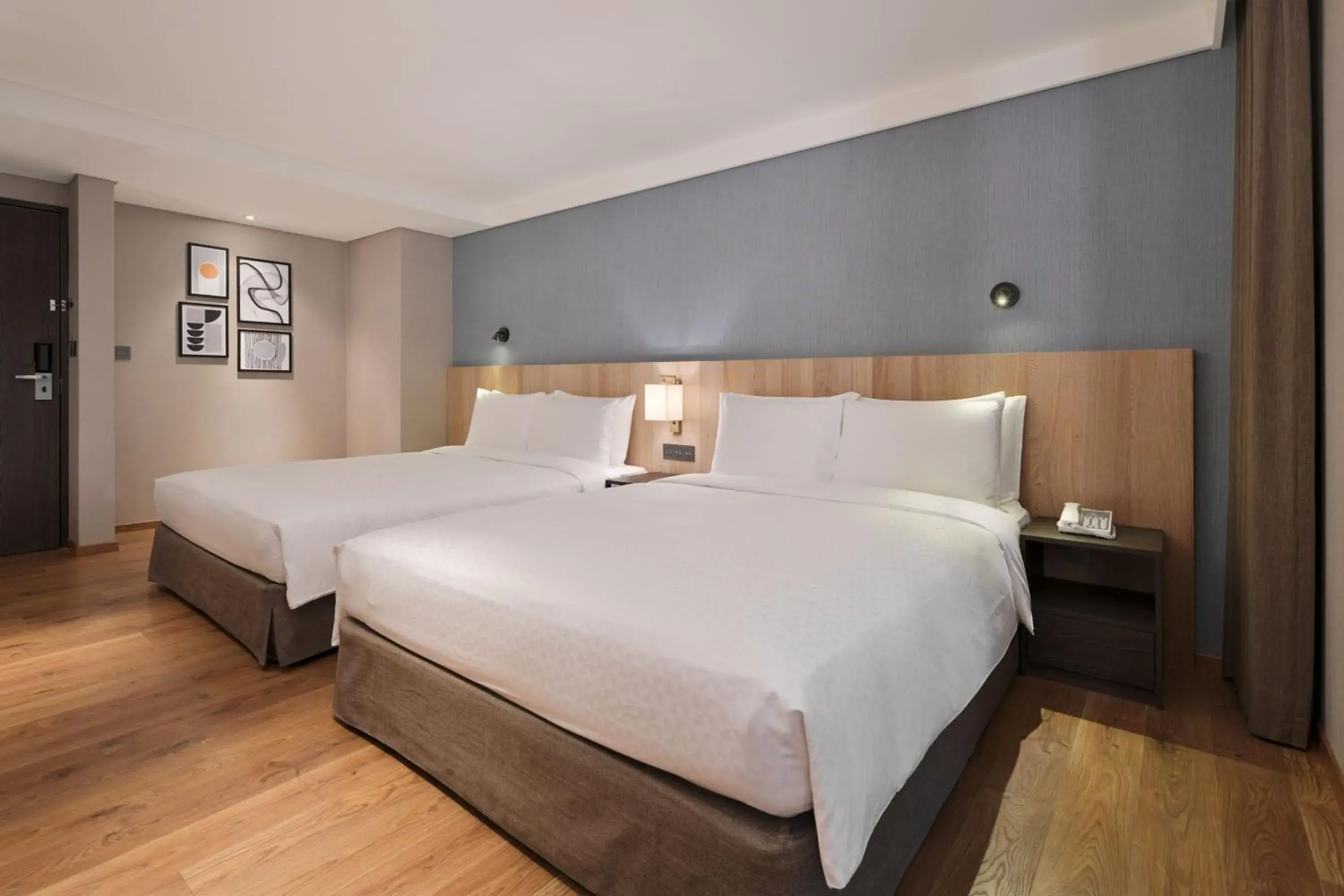 Photo of the whole room, Bed in Four Points by Sheraton Yilan Jiaoxi