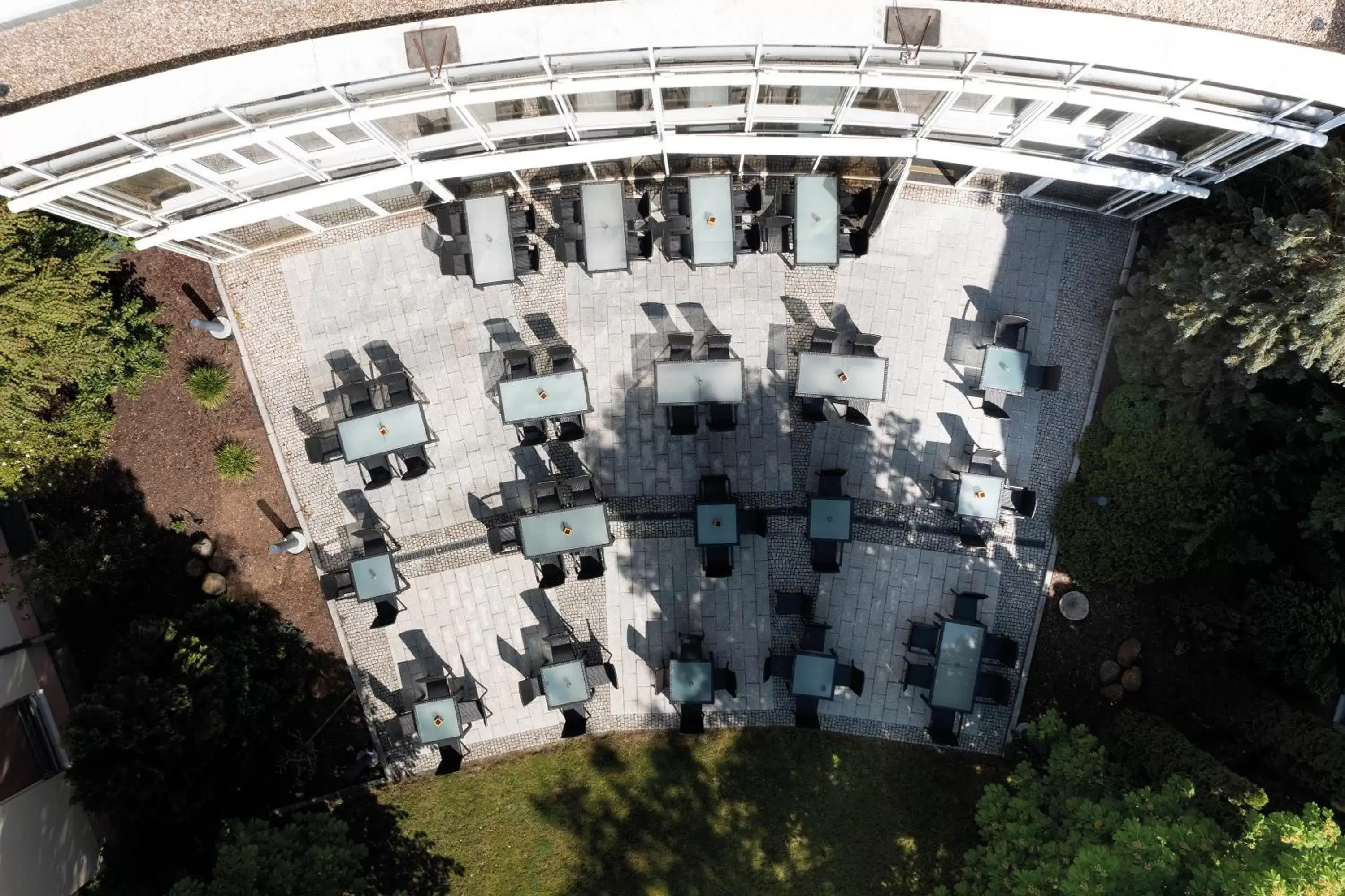 Balcony/Terrace, Bird's-eye View in Seminaris Hotel Leipzig