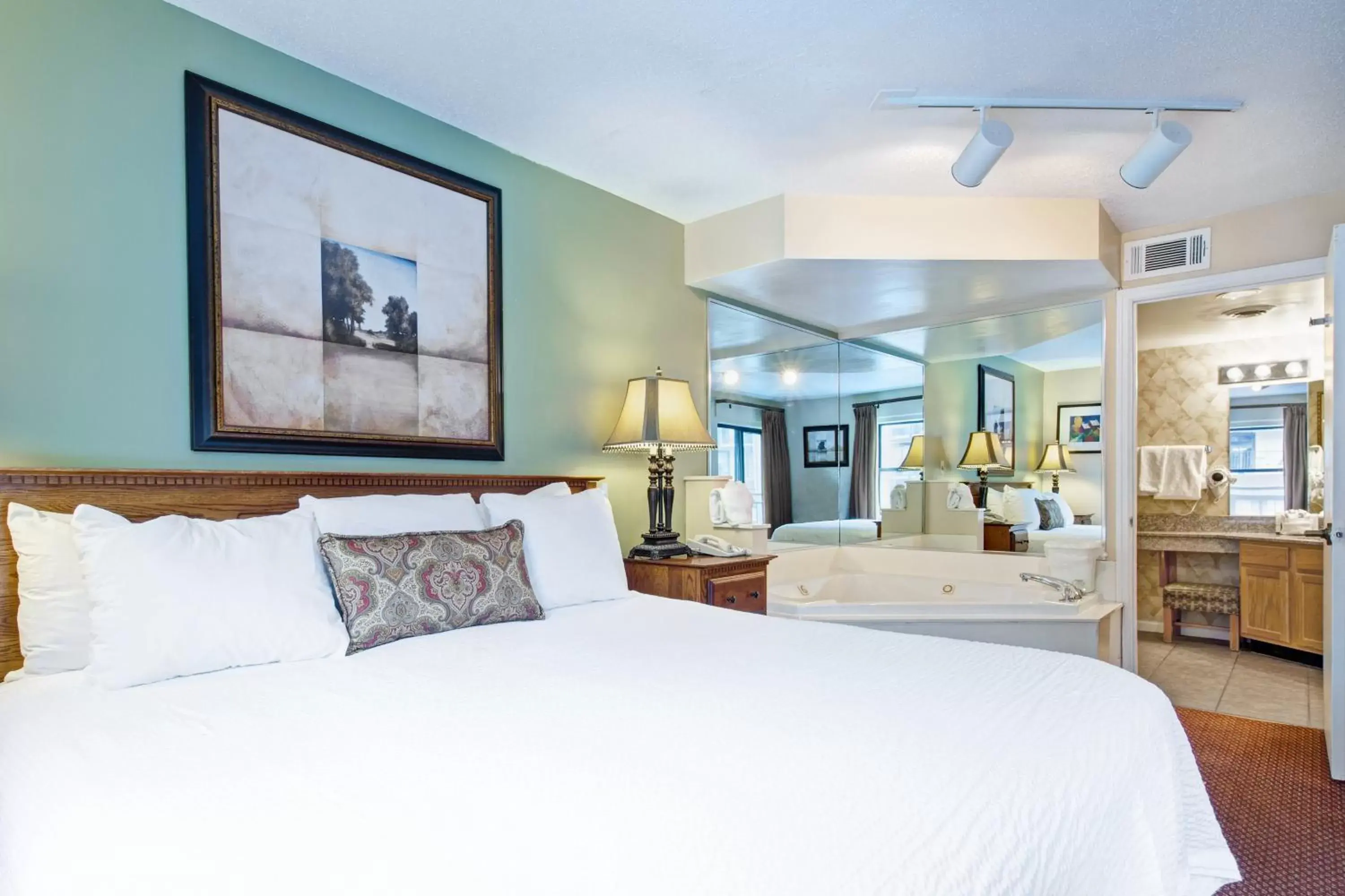 Bedroom, Bed in Gatlinburg Town Square by Exploria Resorts