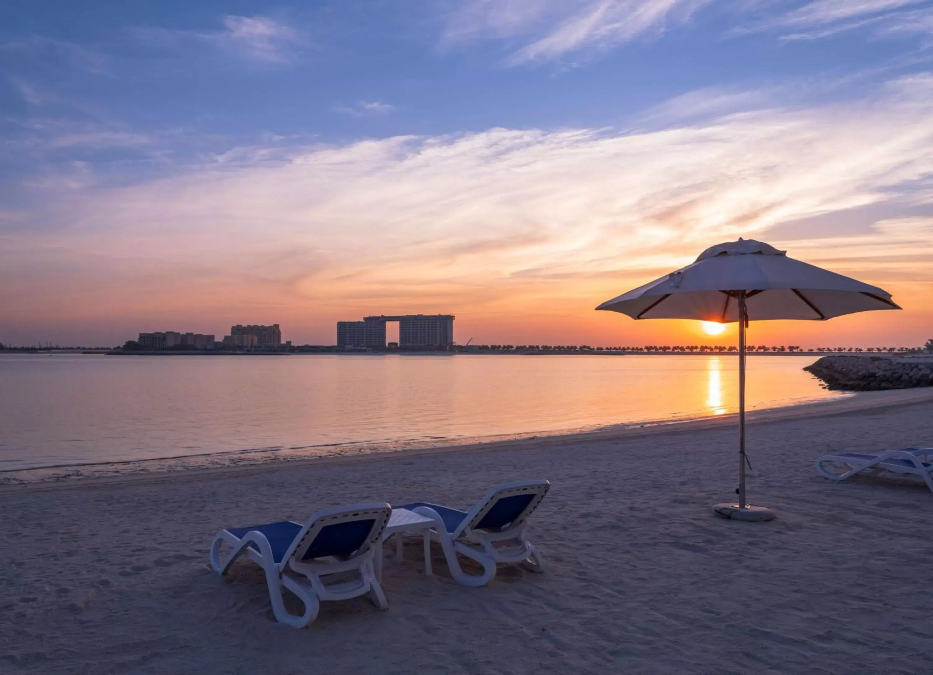 View (from property/room), Beach in Radisson Resort Ras Al Khaimah Marjan Island