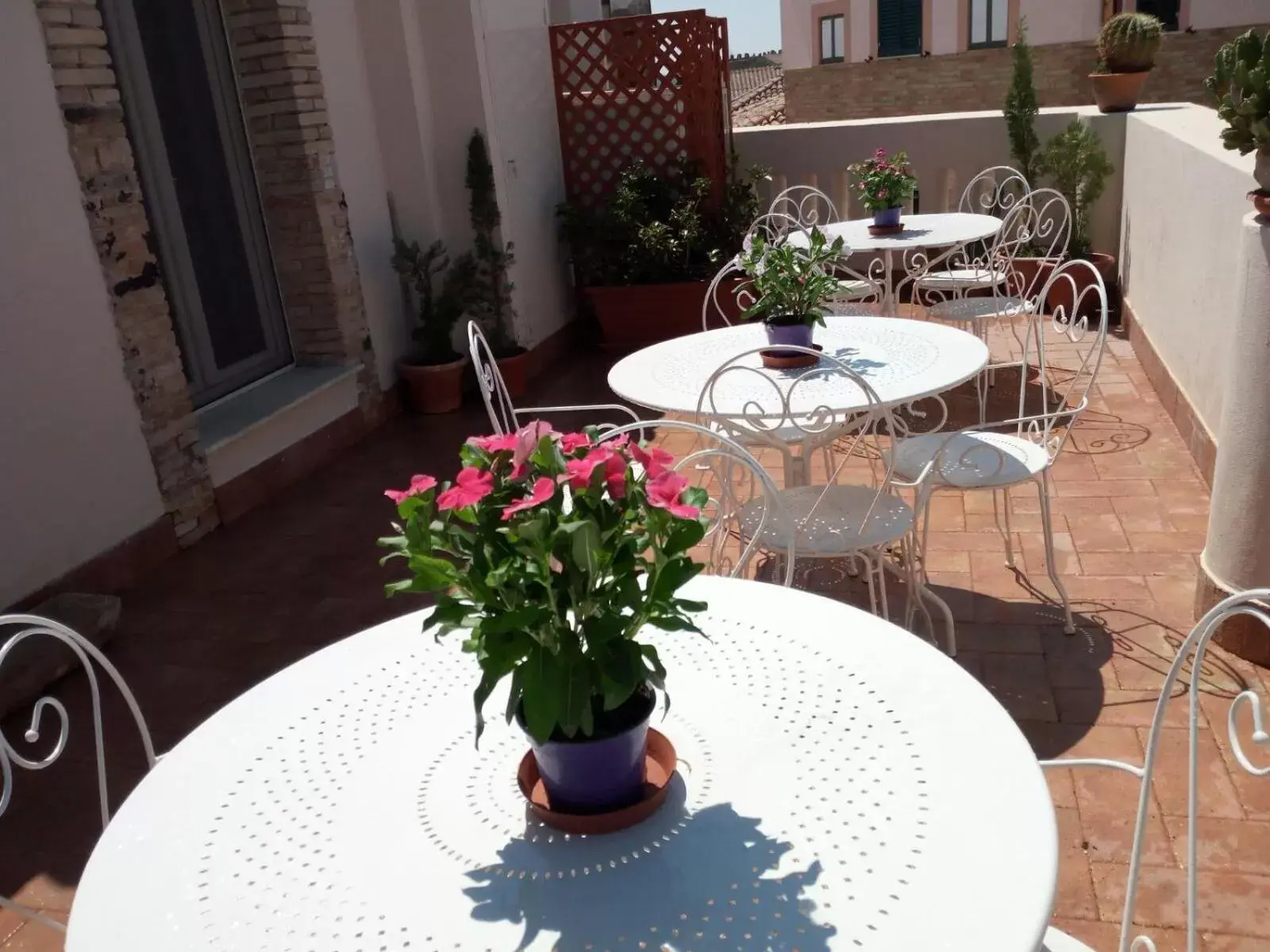 Balcony/Terrace, Restaurant/Places to Eat in Residenza delle Grazie