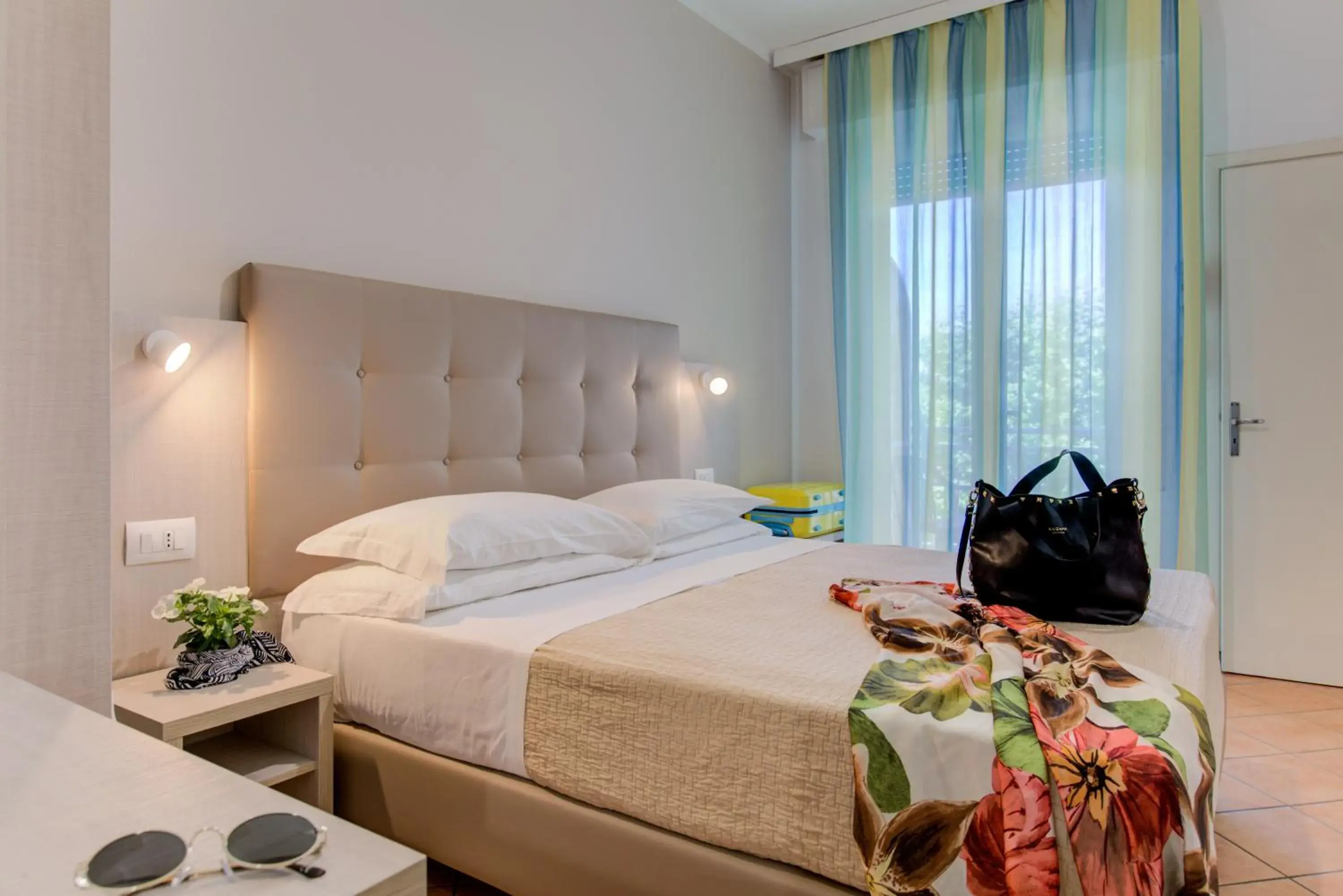 Bedroom, Bed in Hotel Cimarosa