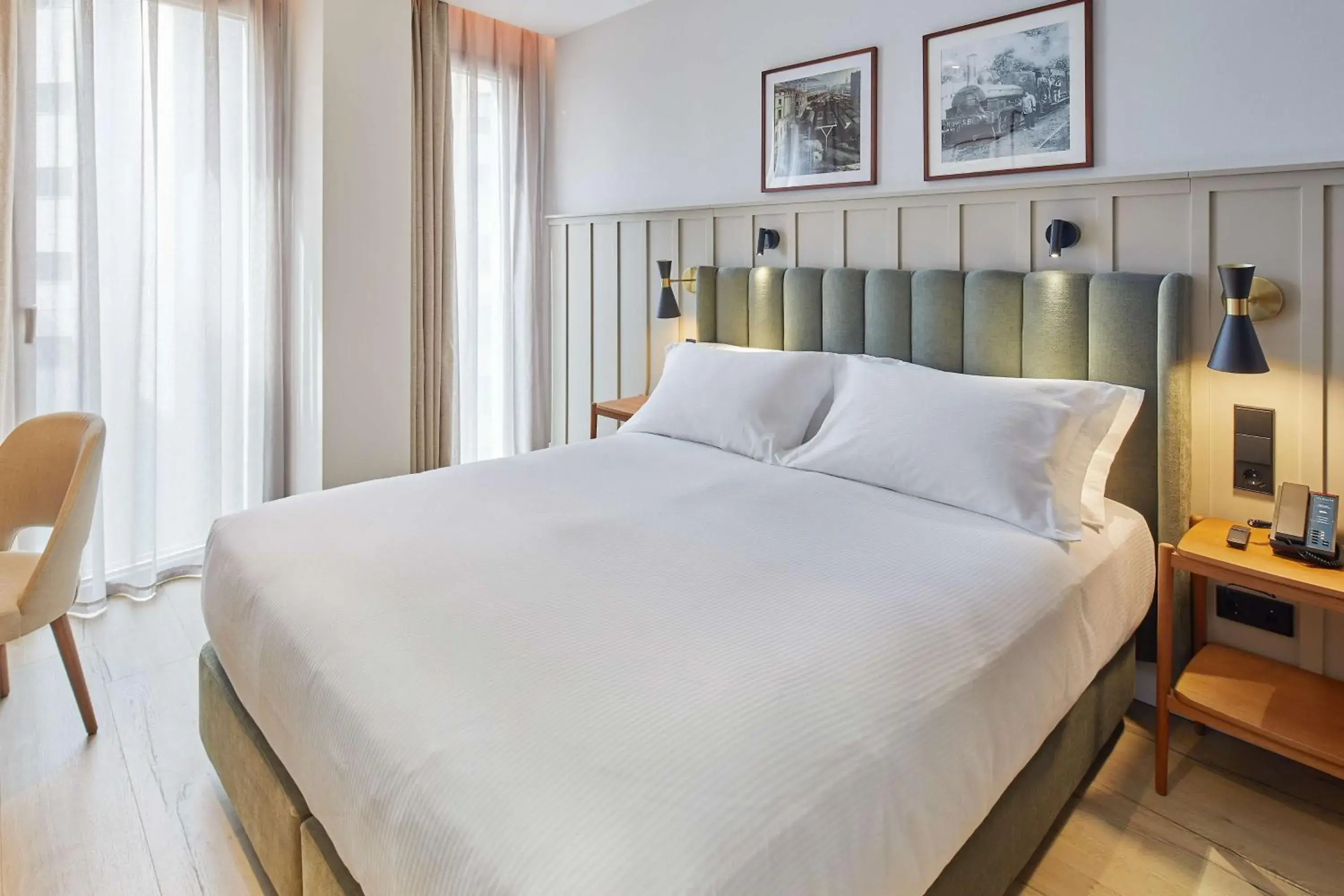 Bed in Via Sants Hotel Barcelona, Tapestry Collection By Hilton