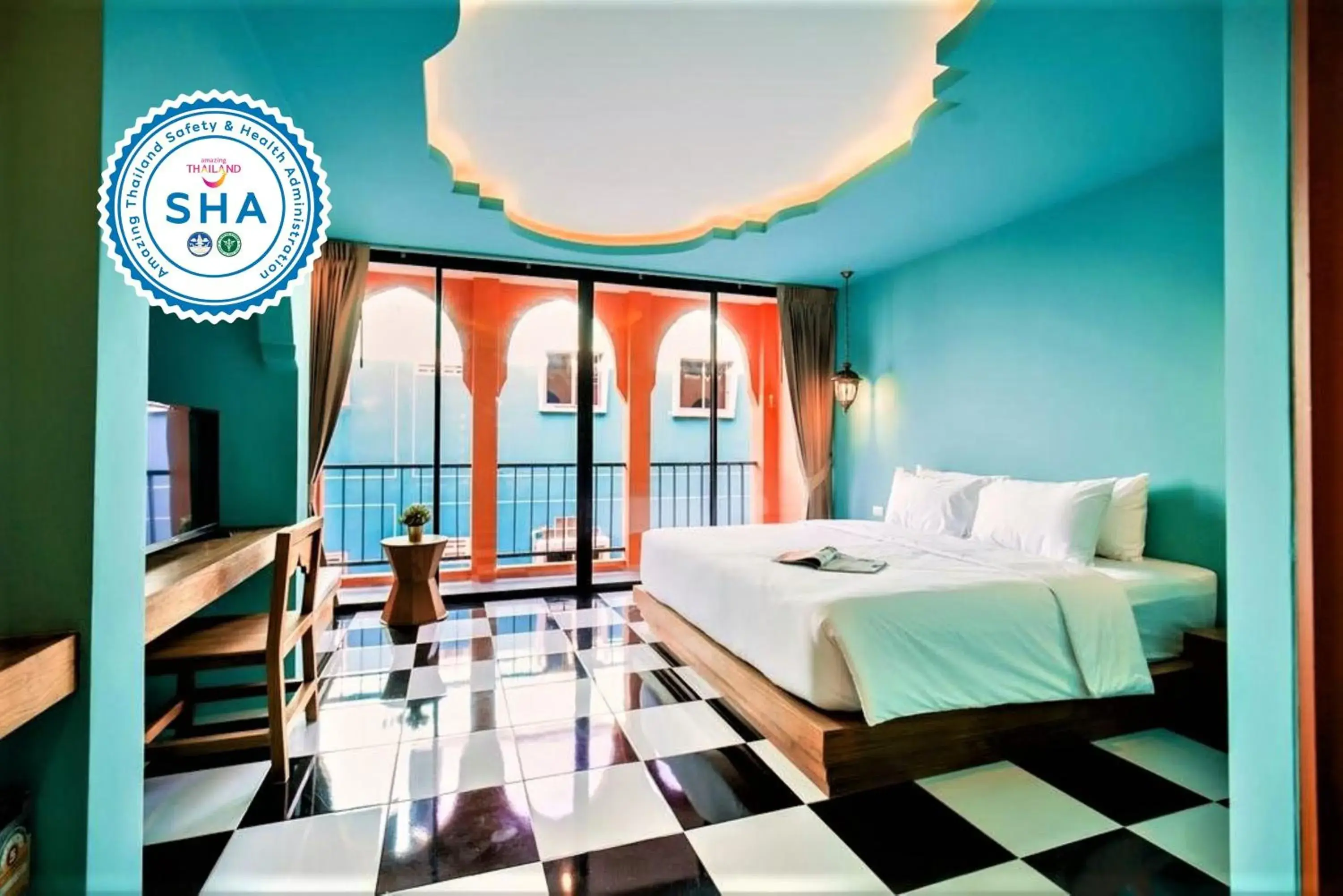 Bedroom, Bed in Khaleej Mass Hotel Patong Bedroom, Bed in Khaleej Mass Hotel Patong