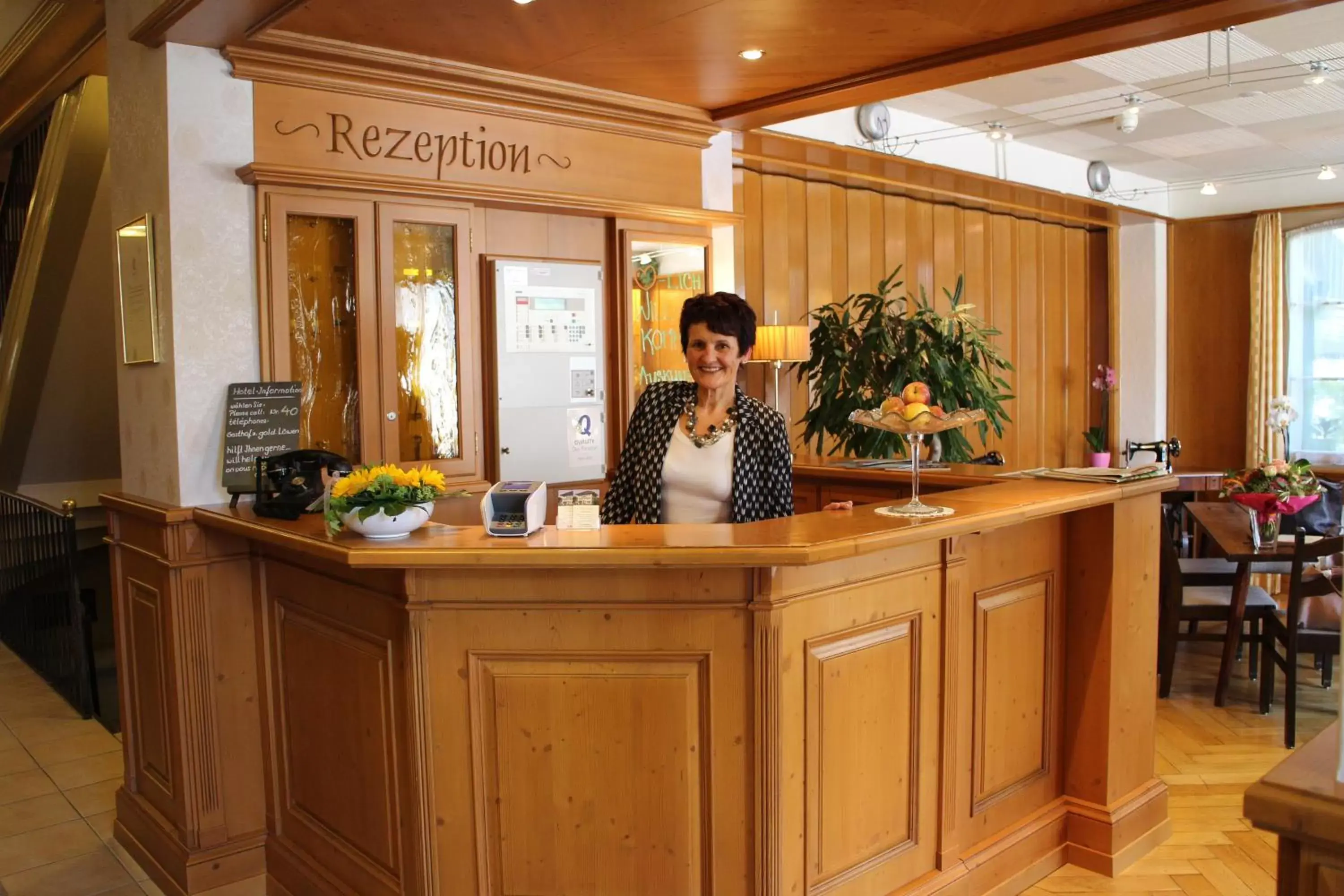 Lobby or reception in Hotel Emmental