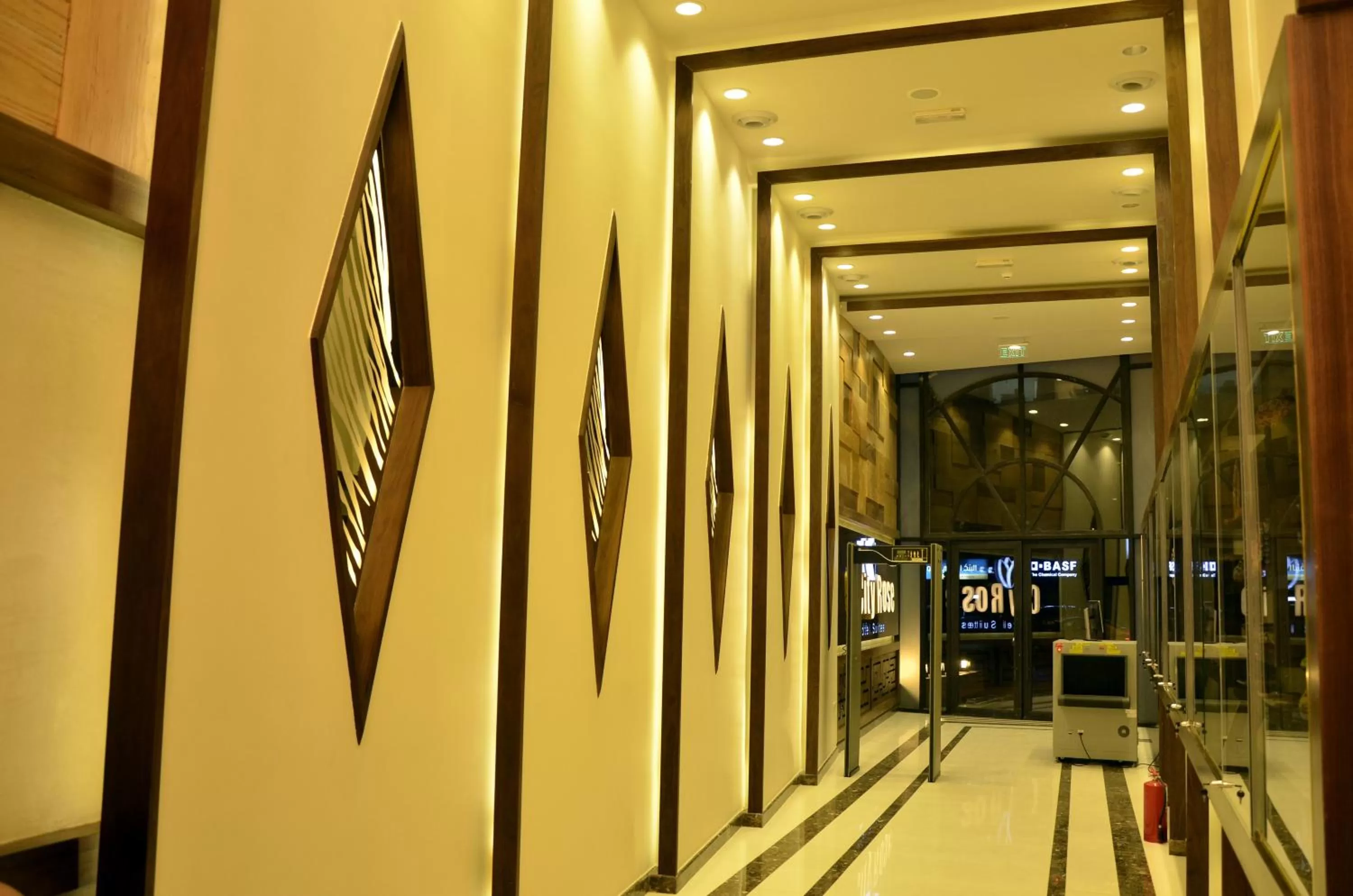 Decorative detail in City Rose Hotel Suites