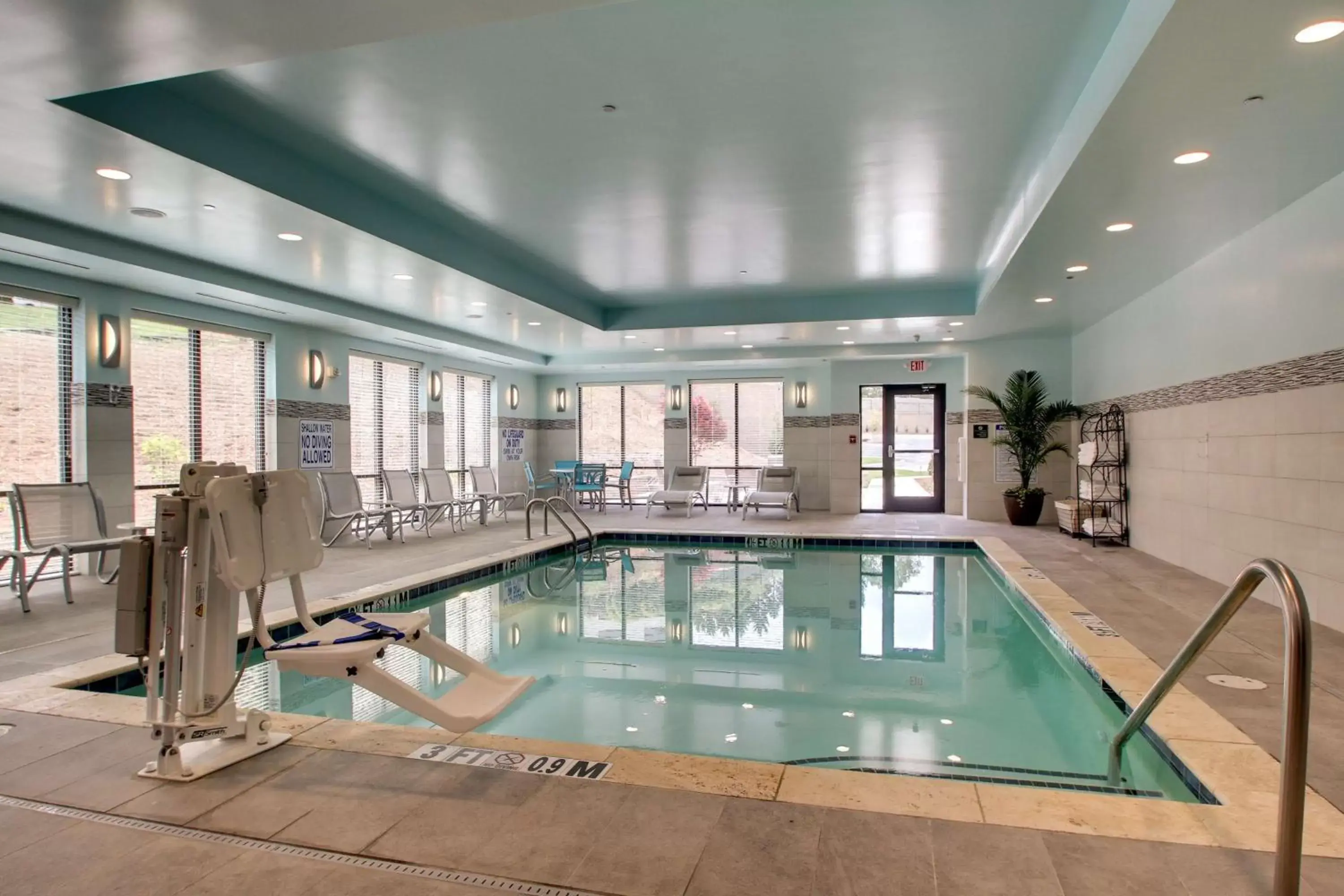 Pool view, Swimming Pool in Hampton Inn & Suites Greenville Airport