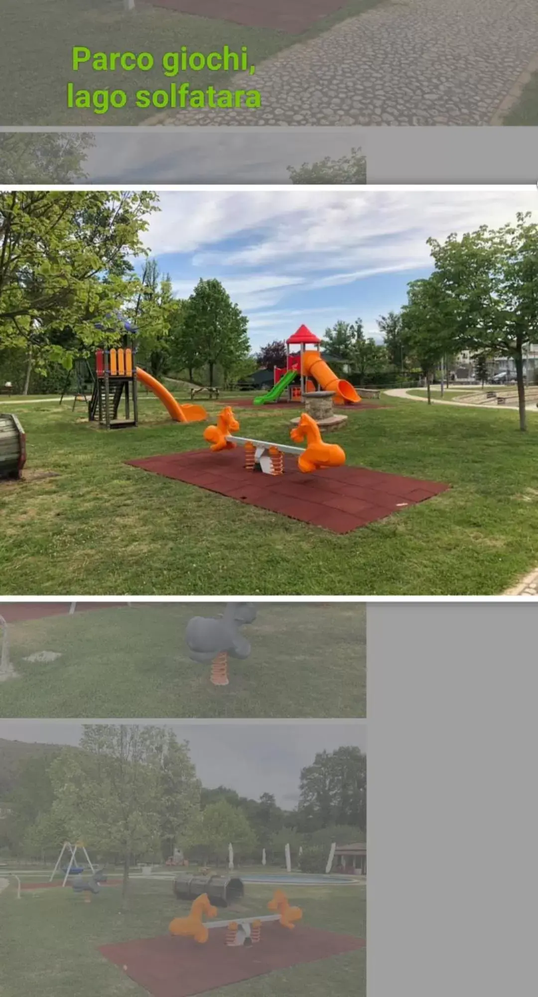 Children play ground in Casale dei ricordi