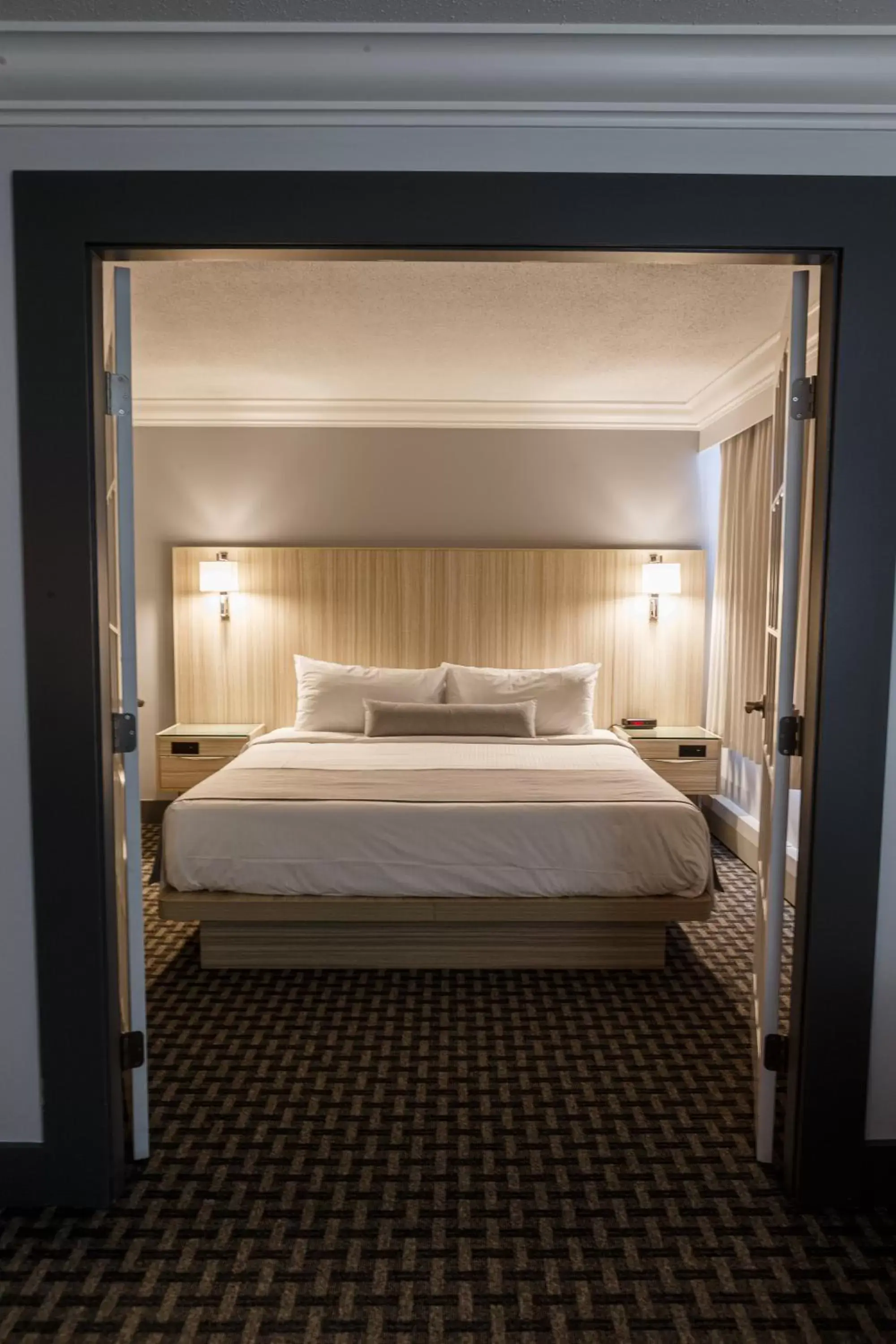 Bed in Century Plaza Hotel