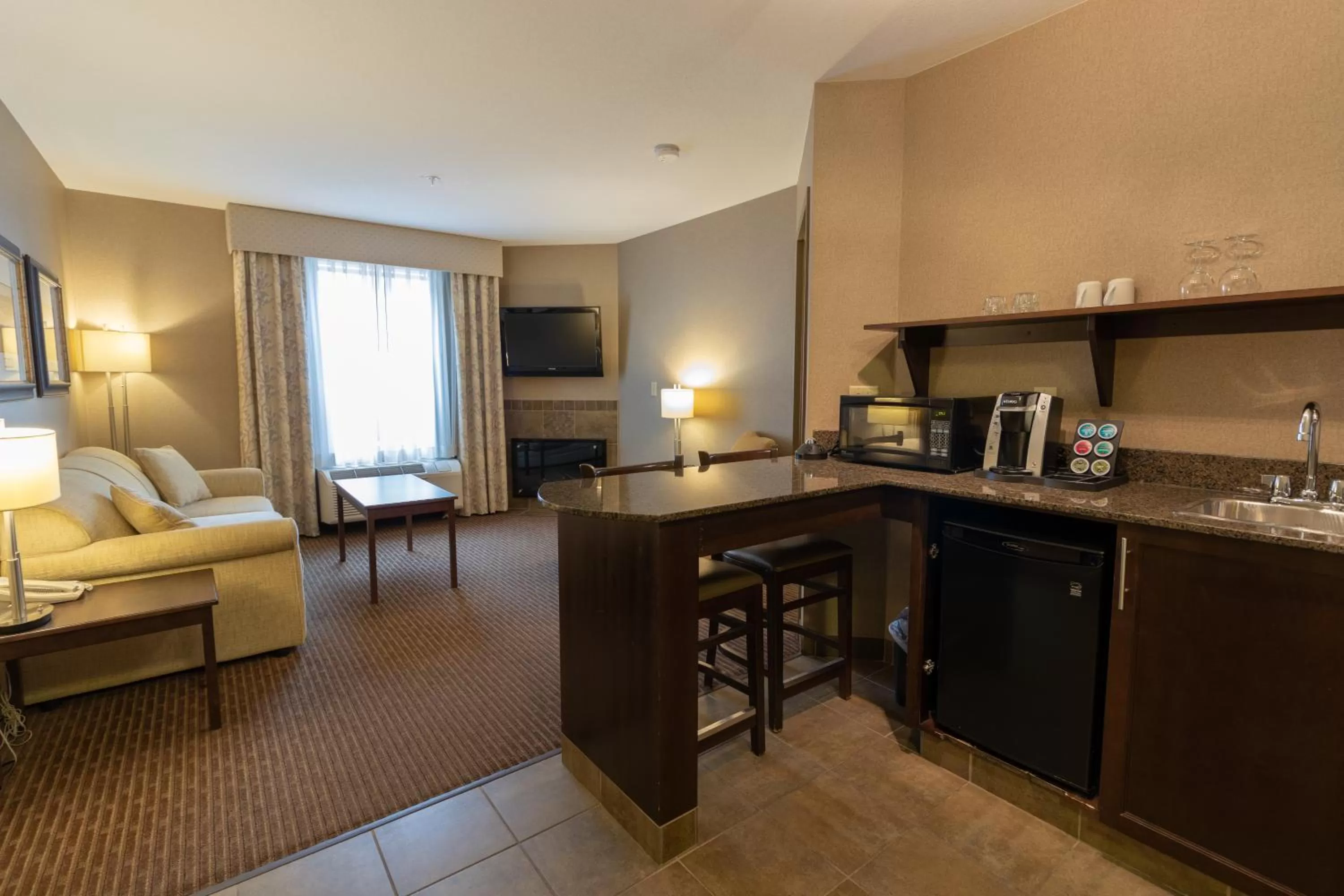 Living room in The Kanata Fort Saskatchewan