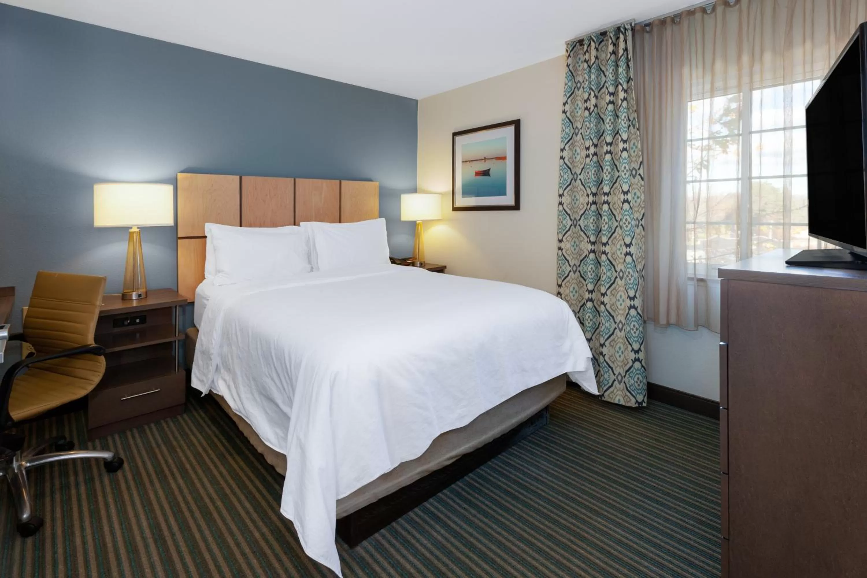 Photo of the whole room, Bed in Candlewood Suites-West Springfield by IHG
